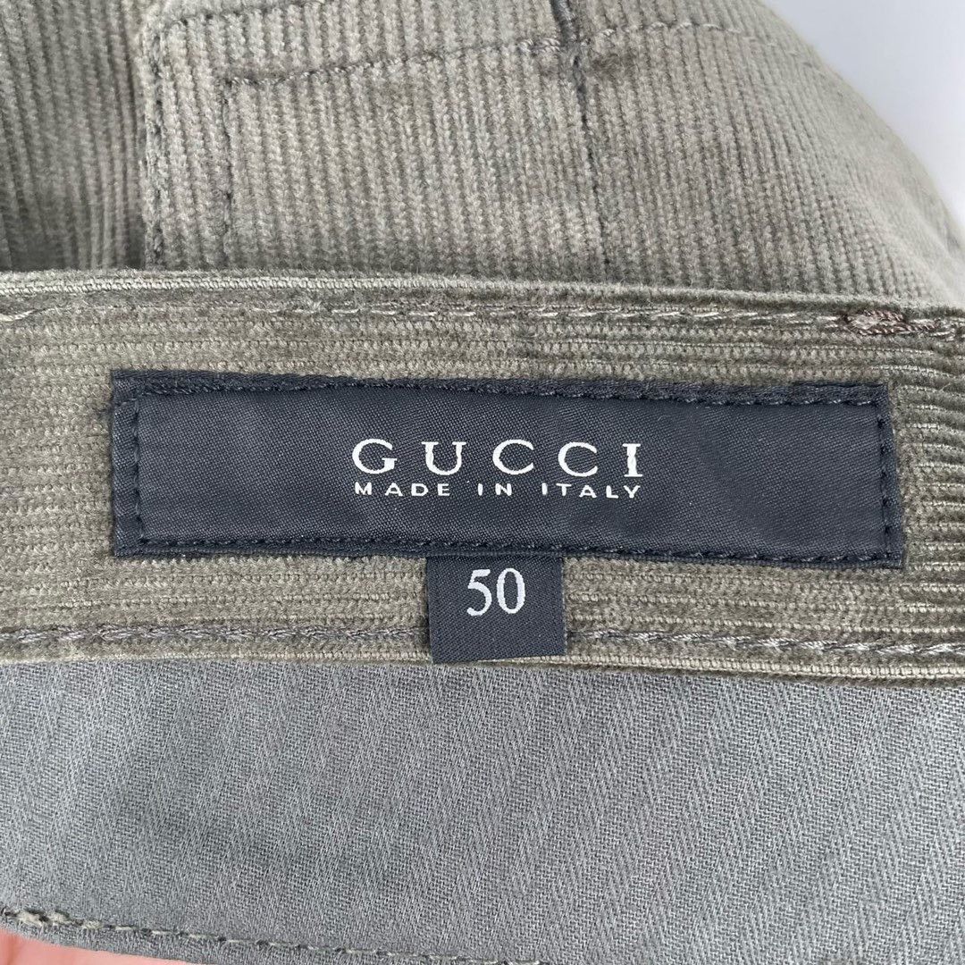 Gucci Gucci dark green corduroy trousers Nextarrow-2412 Size US 34 / EU 50 - 5 Thumbnail