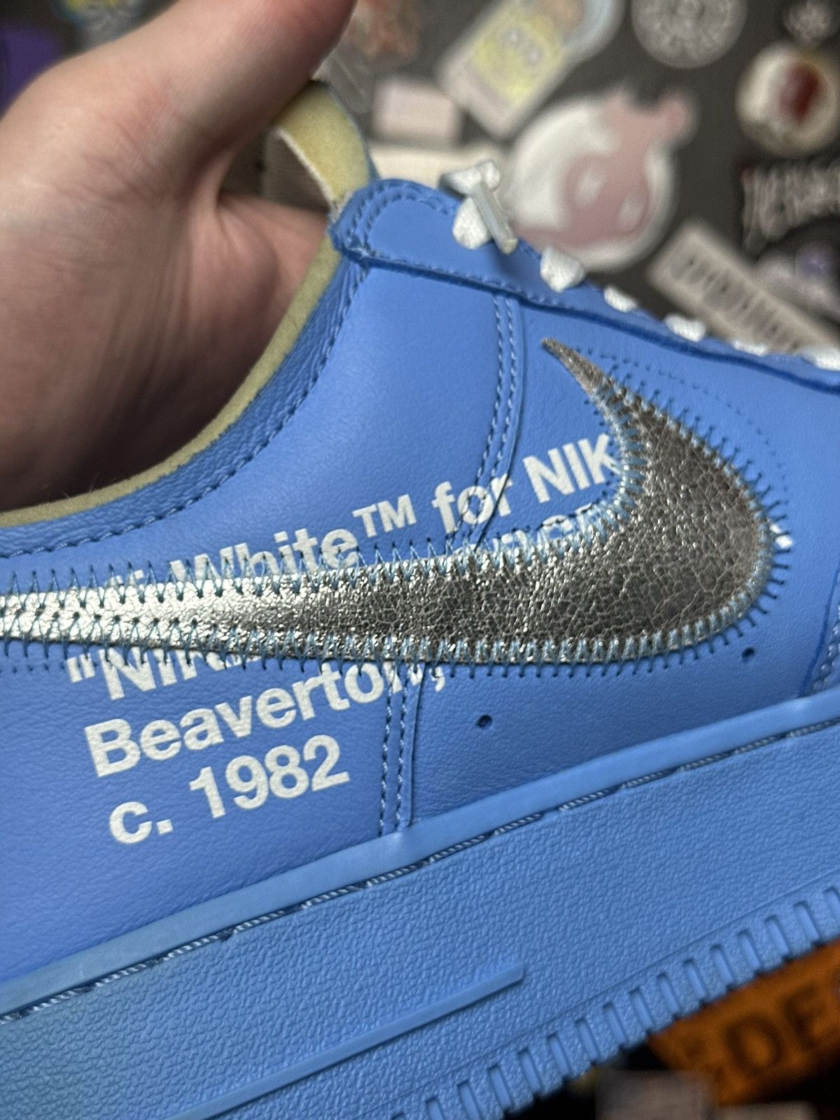 Nike × Off-White NIKE X OFF-WHITE AIR FORCE 1 MCA Size US 9.5 / EU 42-43 - 18 Thumbnail