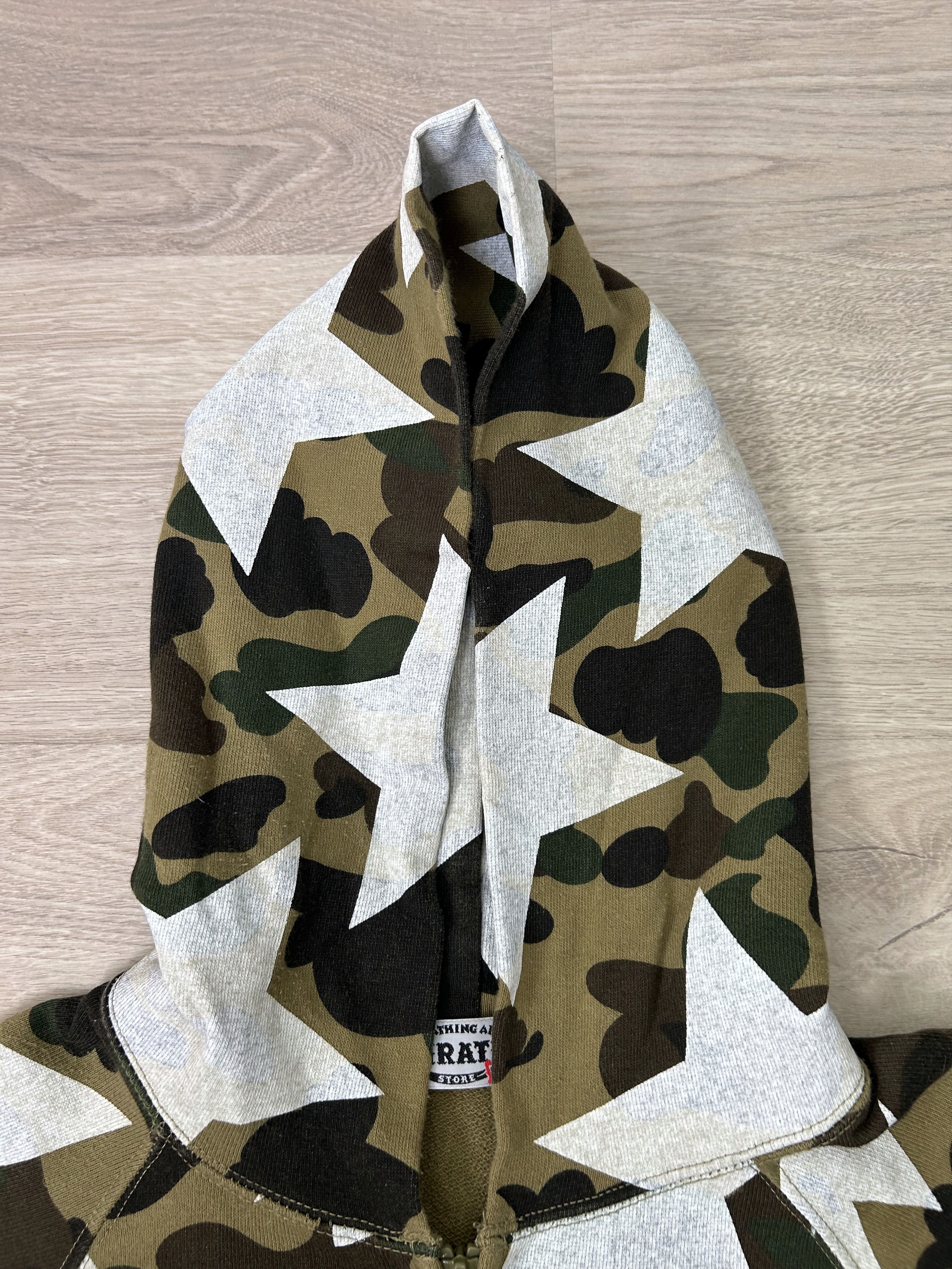 Bape BAPE Sta Zip Hoodie 1st Camo Green [Size S] Size US S / EU 44-46 / 1 - 3 Thumbnail
