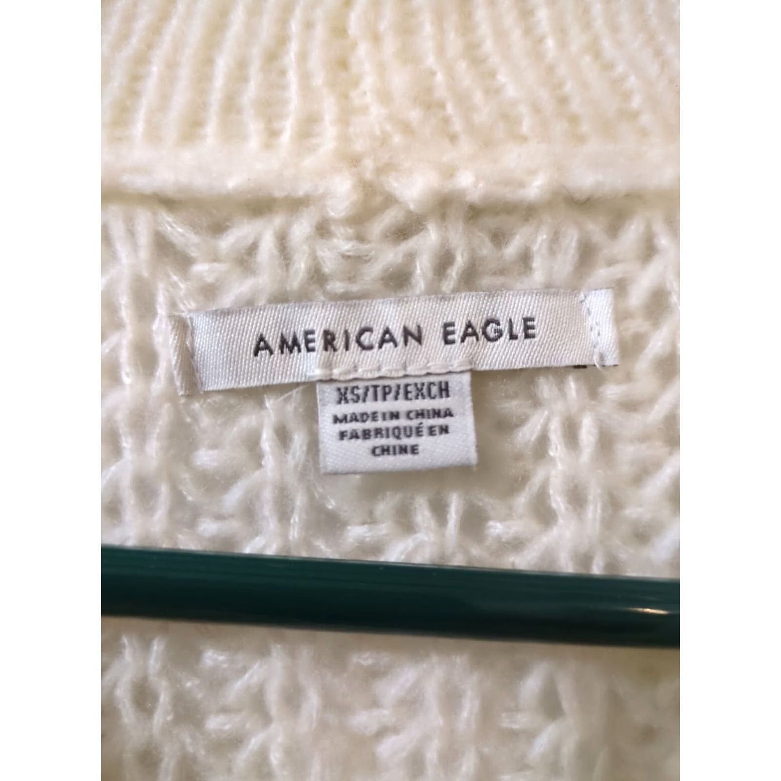 American Eagle Outfitters American Eagle Outfitters Sweater Shirt Knit Crew Neck Long Sleeve Oversized Ivory XS Womens Size XS / US 0-2 / IT 36-38 - 3 Thumbnail