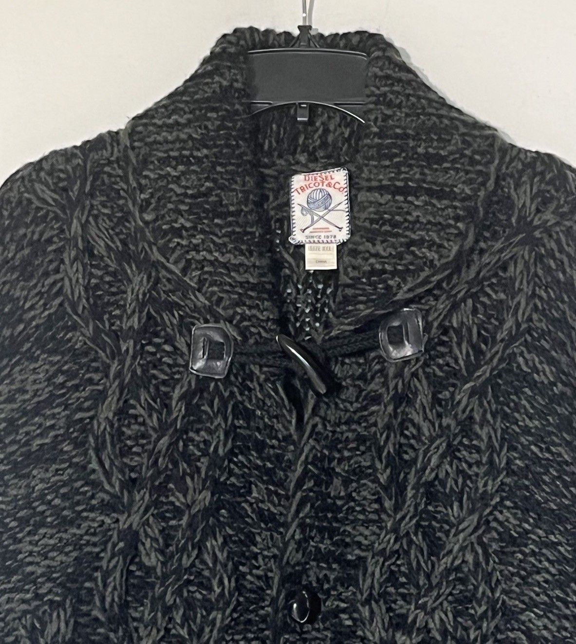 Diesel Diesel Tricot Co Button Front Long Cardigan Sweater Size US XXL / EU 58 / 5 - 3 Thumbnail