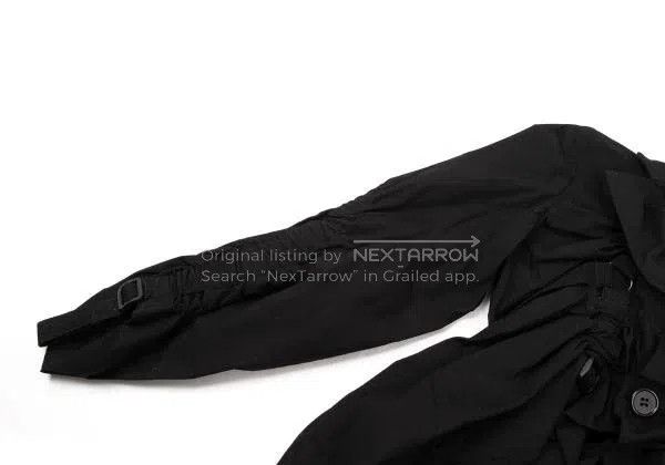 Junya Watanabe Junya Watanabe Black Parachute Belted Jacket Size M / US 6-8 / IT 42-44 - 3 Thumbnail