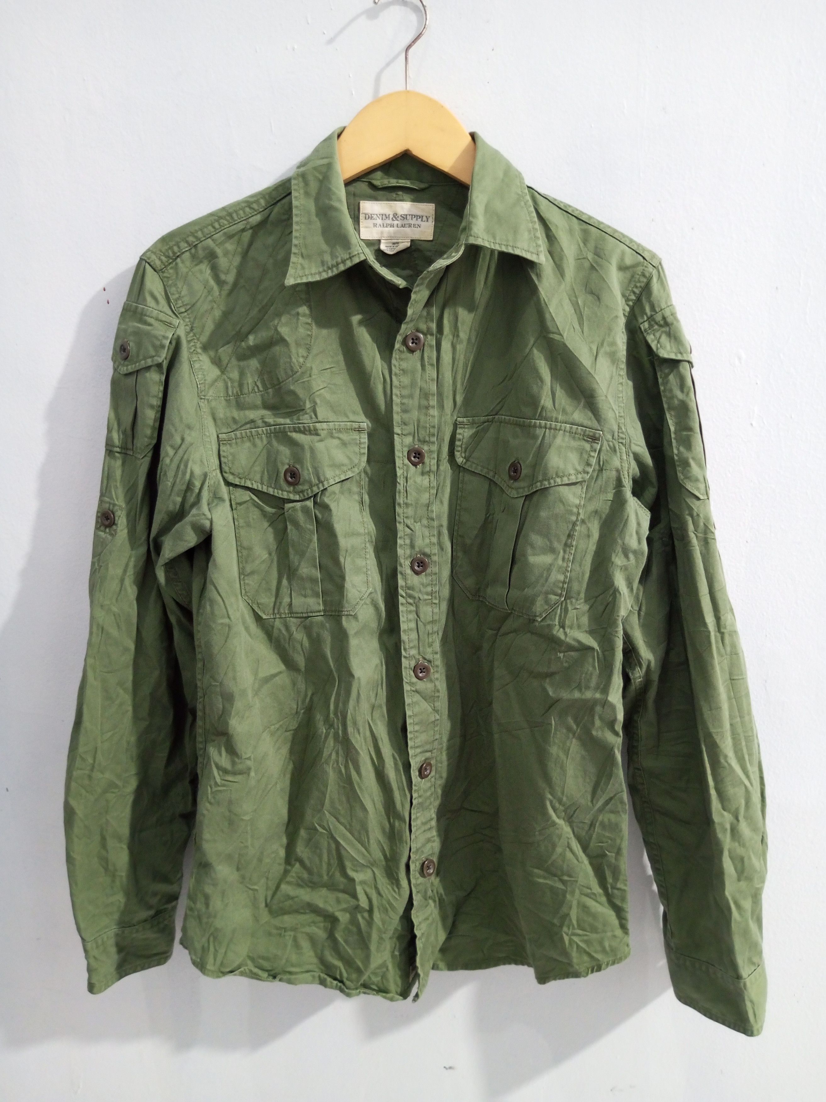 Denim & Supply Ralph Lauren Vintage Denim & supply Ralph lauren military long sleeve Size US L / EU 52-54 / 3 - 1 Thumbnail