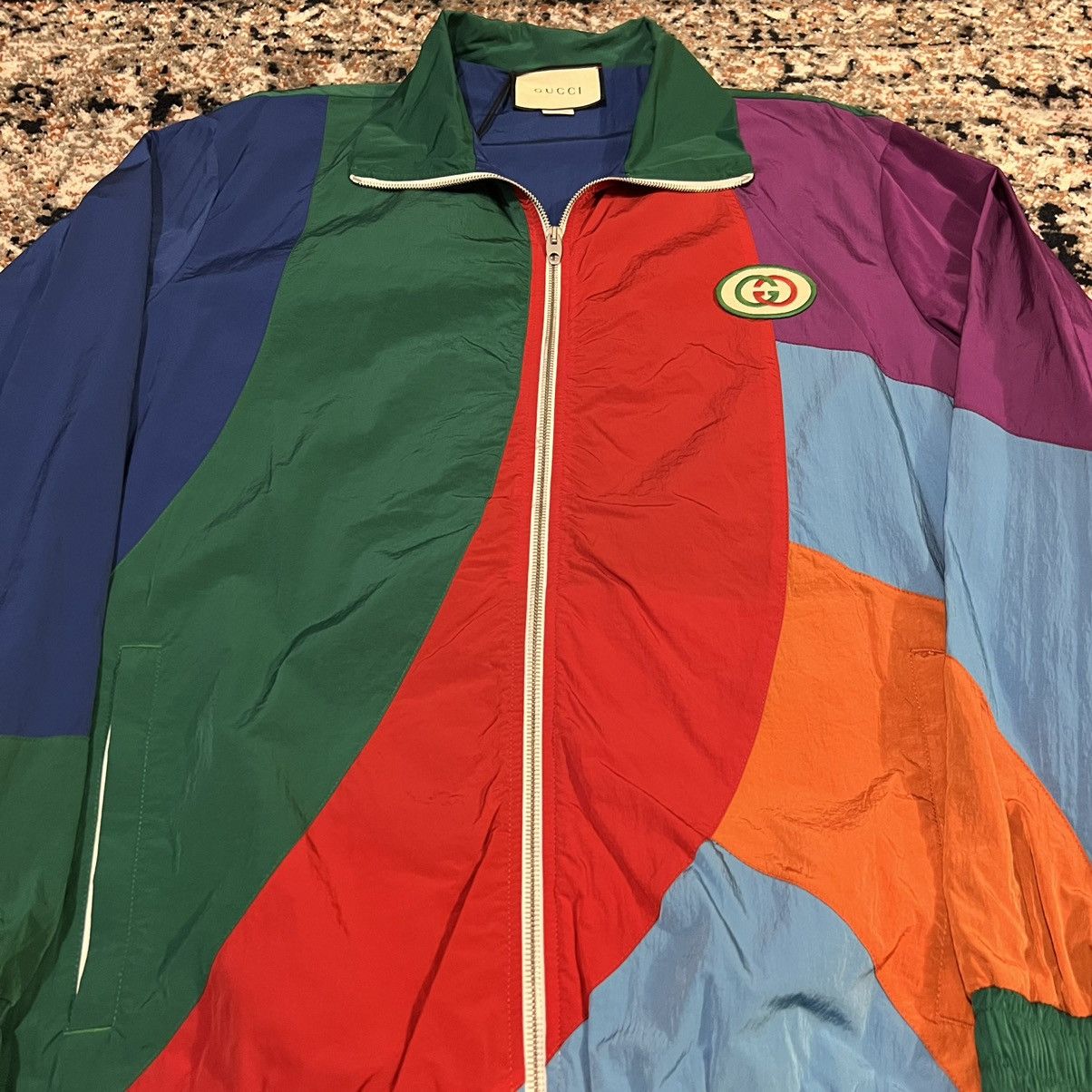 Gucci Gucci wind breaker jacket vintage logo (2018/2019) SizeM Grailed