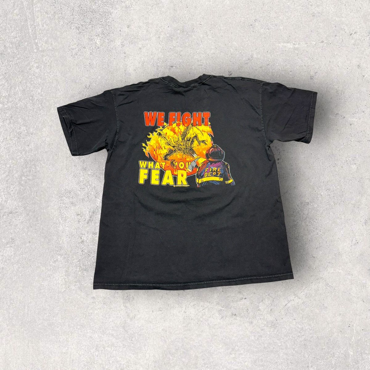 Gildan × Vintage Vintage Fire Department tee Size US XL / EU 56 / 4 - 1 Thumbnail