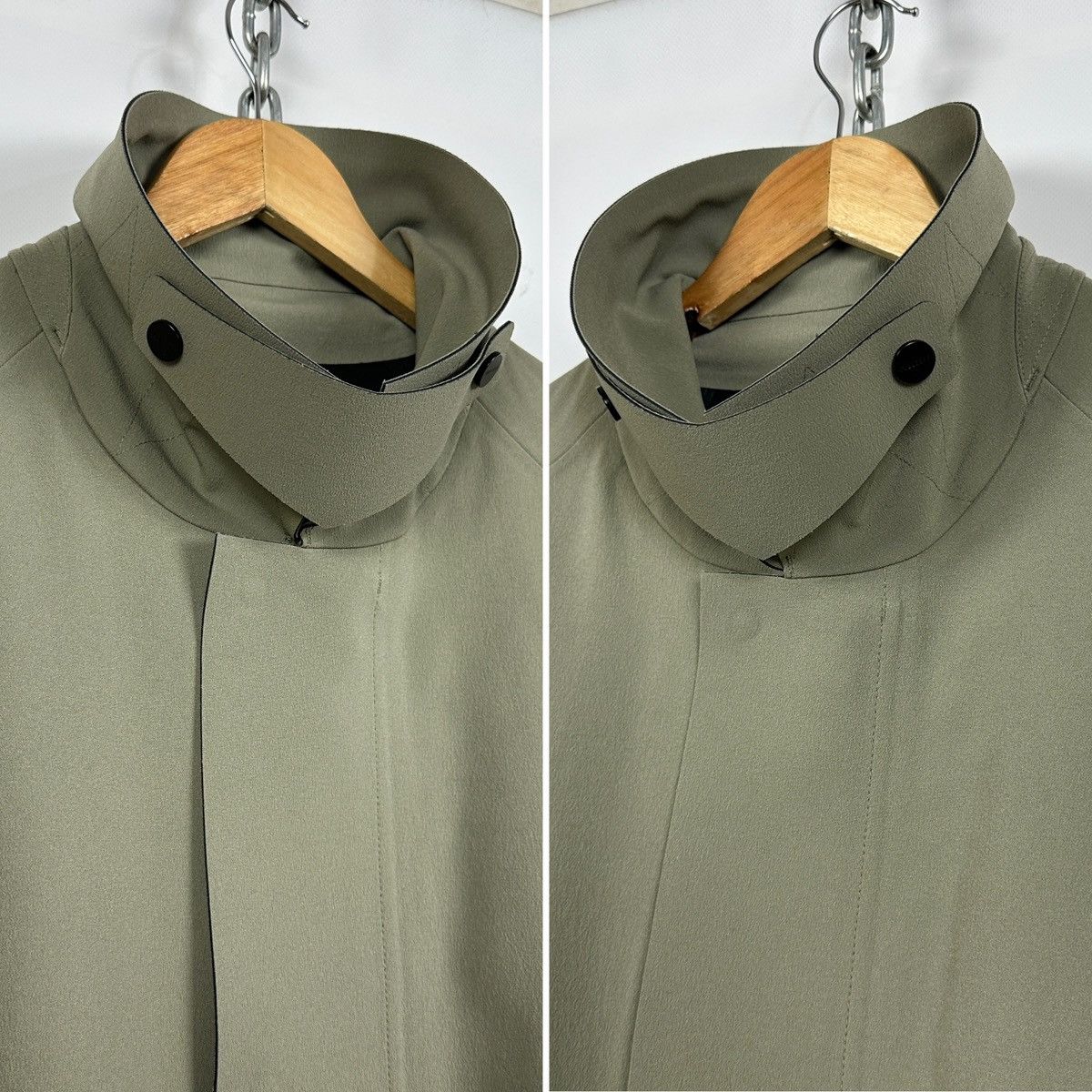 Vollebak Vollebak Laser Cut Khaki Trench Coat Size US XL / EU 56 / 4 - 15 Thumbnail