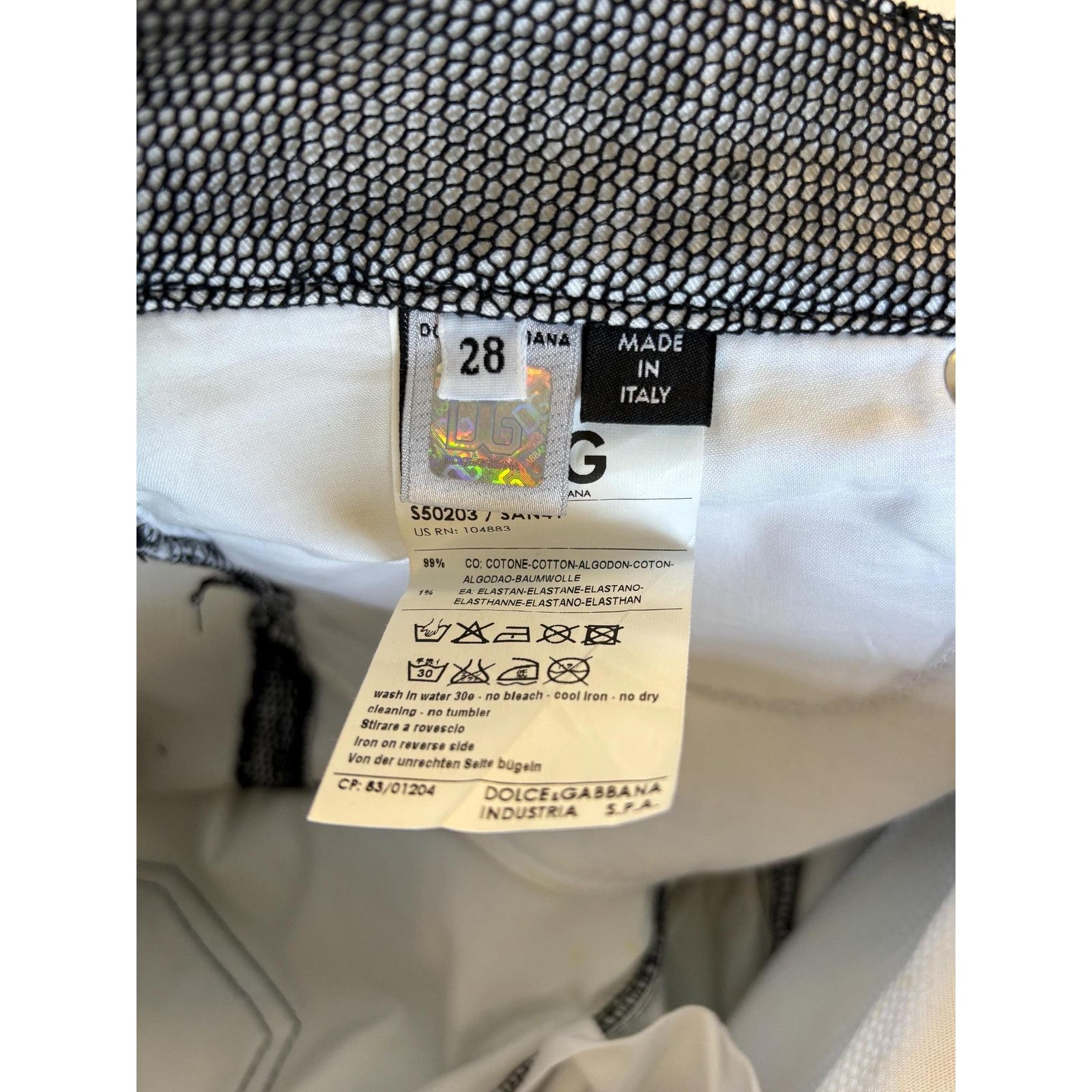 Dolce & Gabbana Vintage D&G Dolce Gabbana W28 Women Y2K Designer Jeans Size US 28 / EU 44 - 7 Thumbnail
