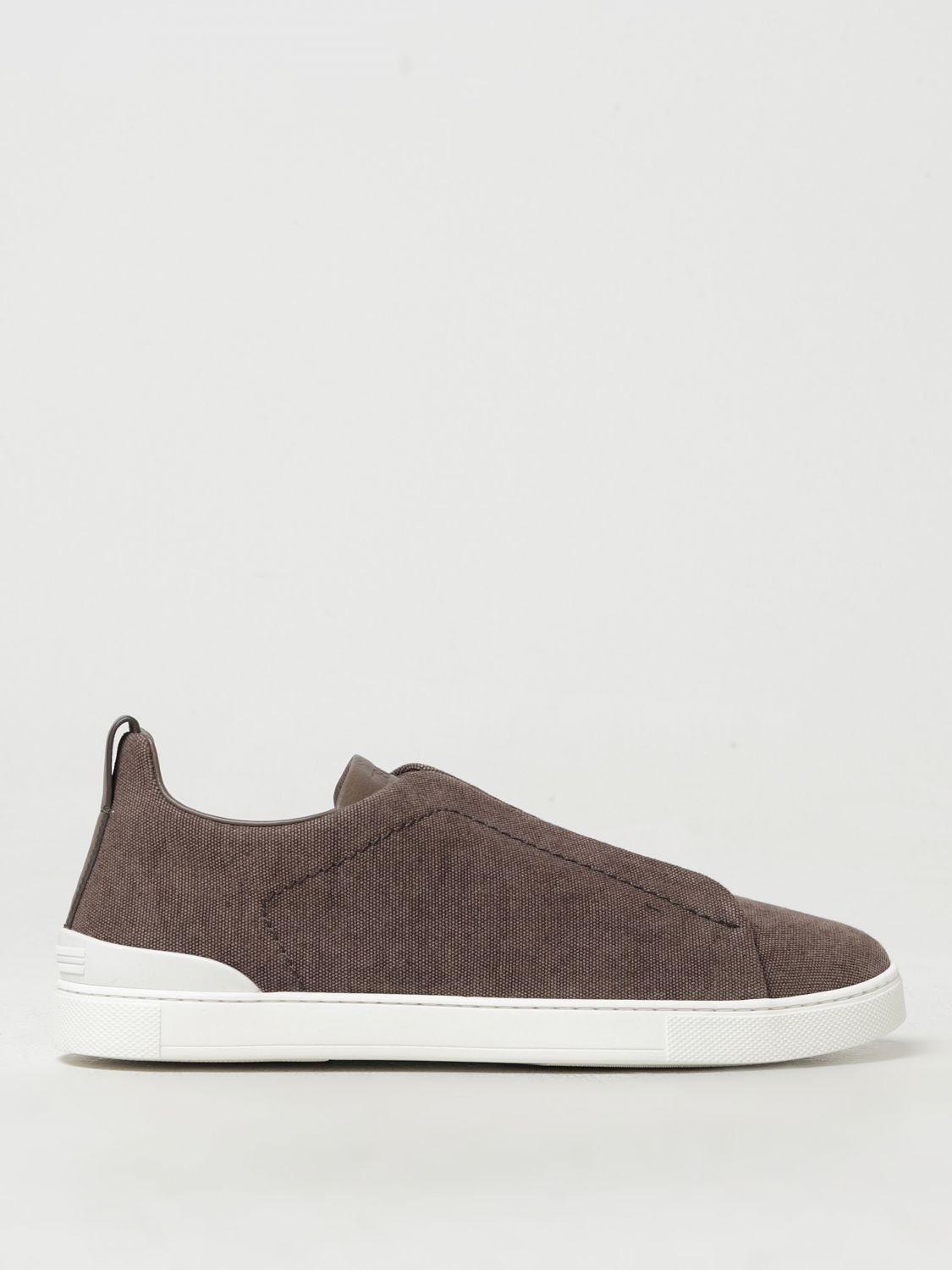 image of Ermenegildo Zegna Zegna Sneakers Men Brown (Size 13)
