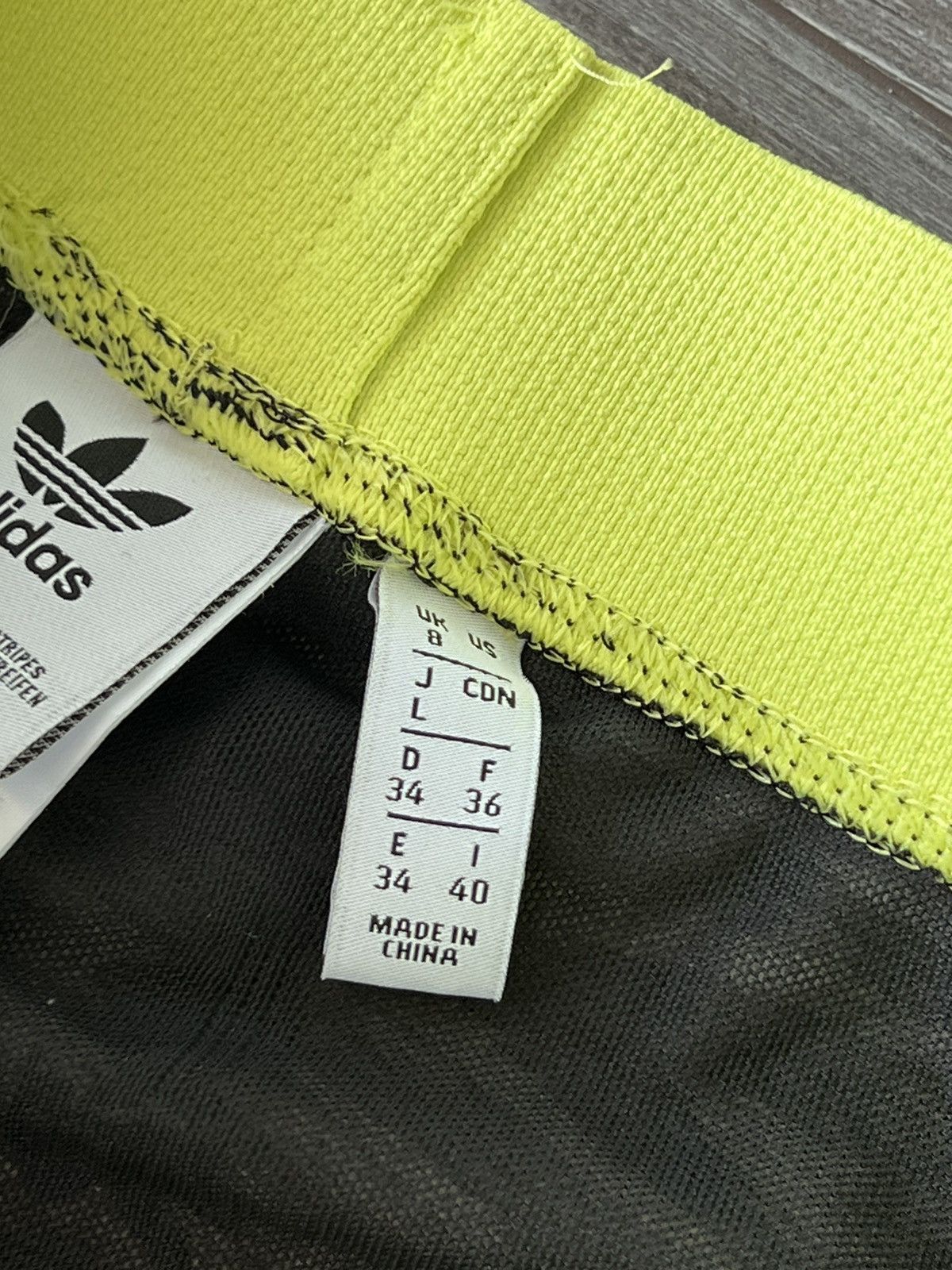 Adidas Y2k Adidas by FIORUCCI Sheer Tight black Avantgarde Leggings Size 30" / US 8 / IT 44 - 14 Thumbnail