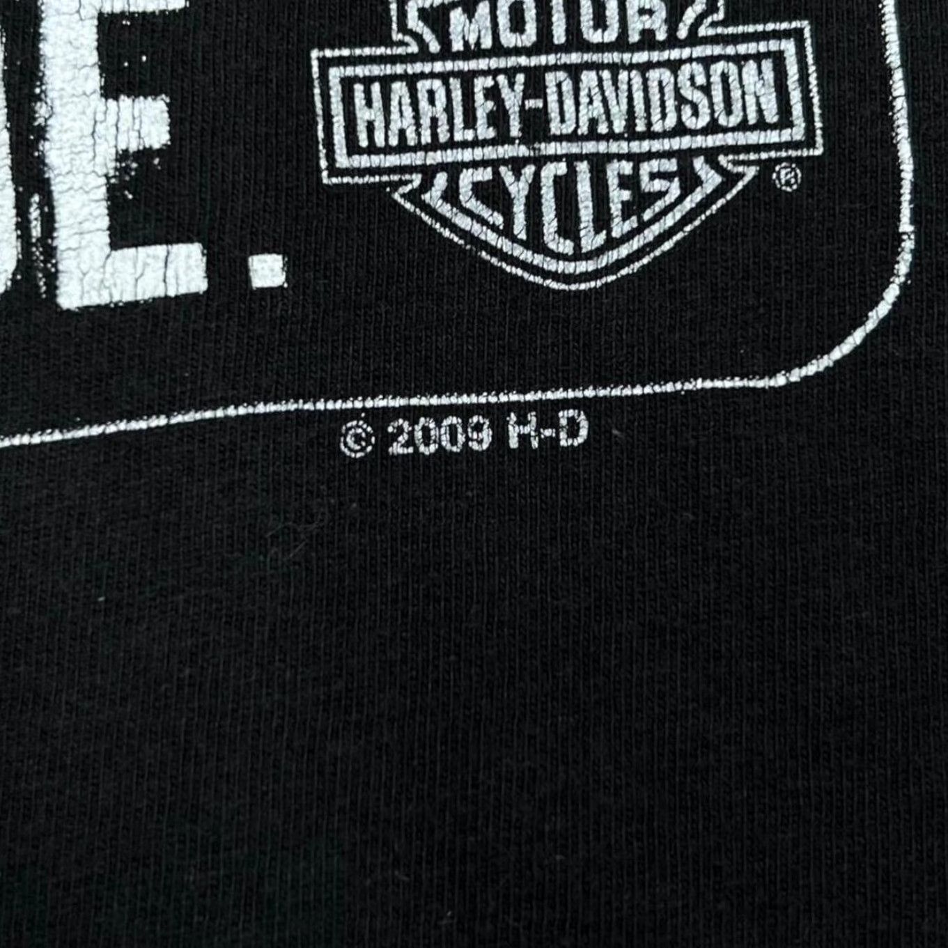 Harley Davidson Harley-Davidson T-Shirt Graphic Print Red River Wichita Falls Texas Limited Black Large Mens Size US L / EU 52-54 / 3 - 4 Thumbnail