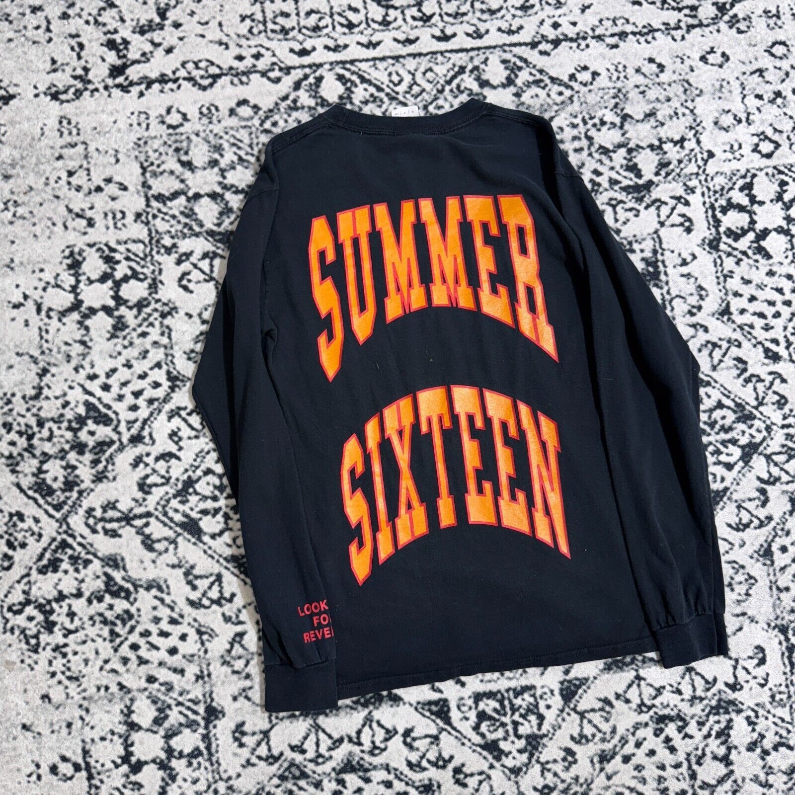 Vintage Drake Black Cotton Long Sleeve Size S Summer Sixteen T-S Size US S / EU 44-46 / 1 - 10 Thumbnail