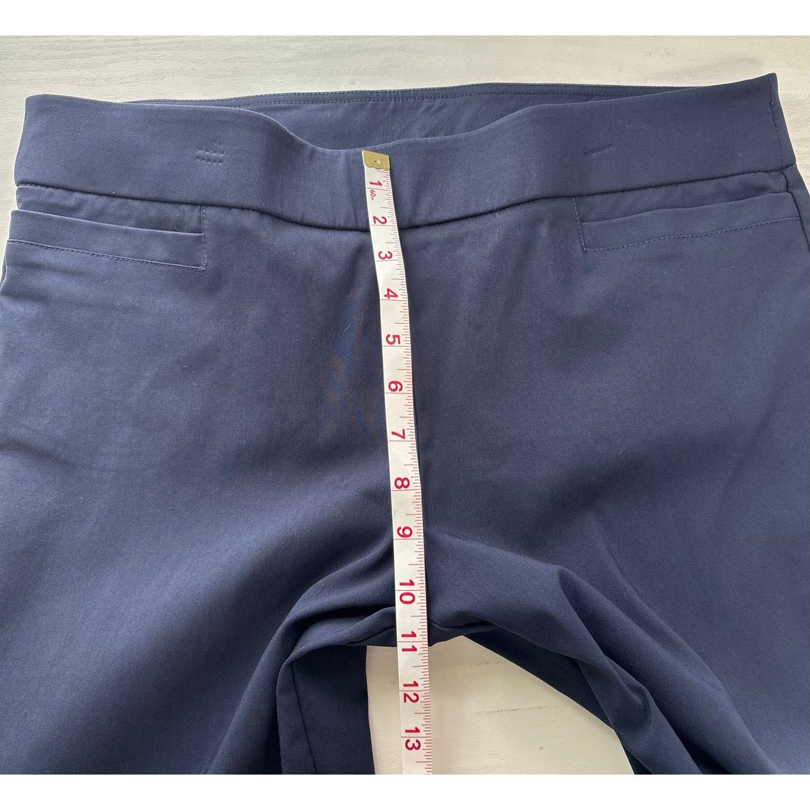 Other Coral Bay Dark Navy Tummy Control Pull-On Pants Petite 14PS Size 36" / US 14 / IT 50 - 4 Thumbnail