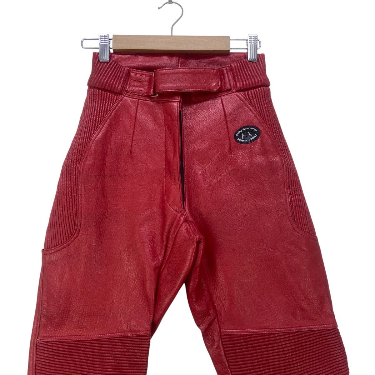Japanese Brand × Leather Expert Racing Performance Biker Leather Pants Size 22" - 3 Thumbnail