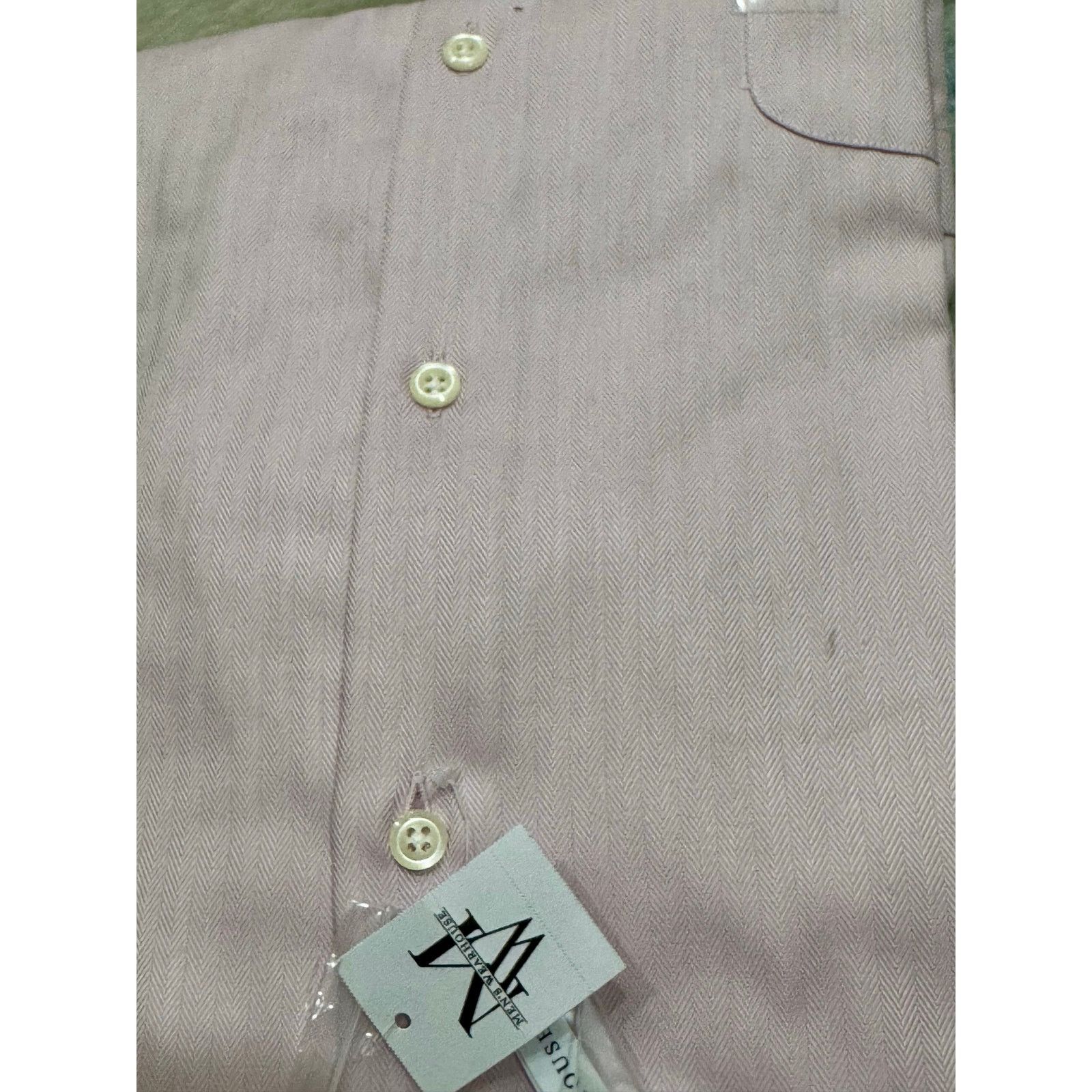 Pronto Uomo Pronto Uomo 18 34/35 Modern Fit Dress Shirt Non Iron NWT Size US XL / EU 56 / 4 - 7 Thumbnail