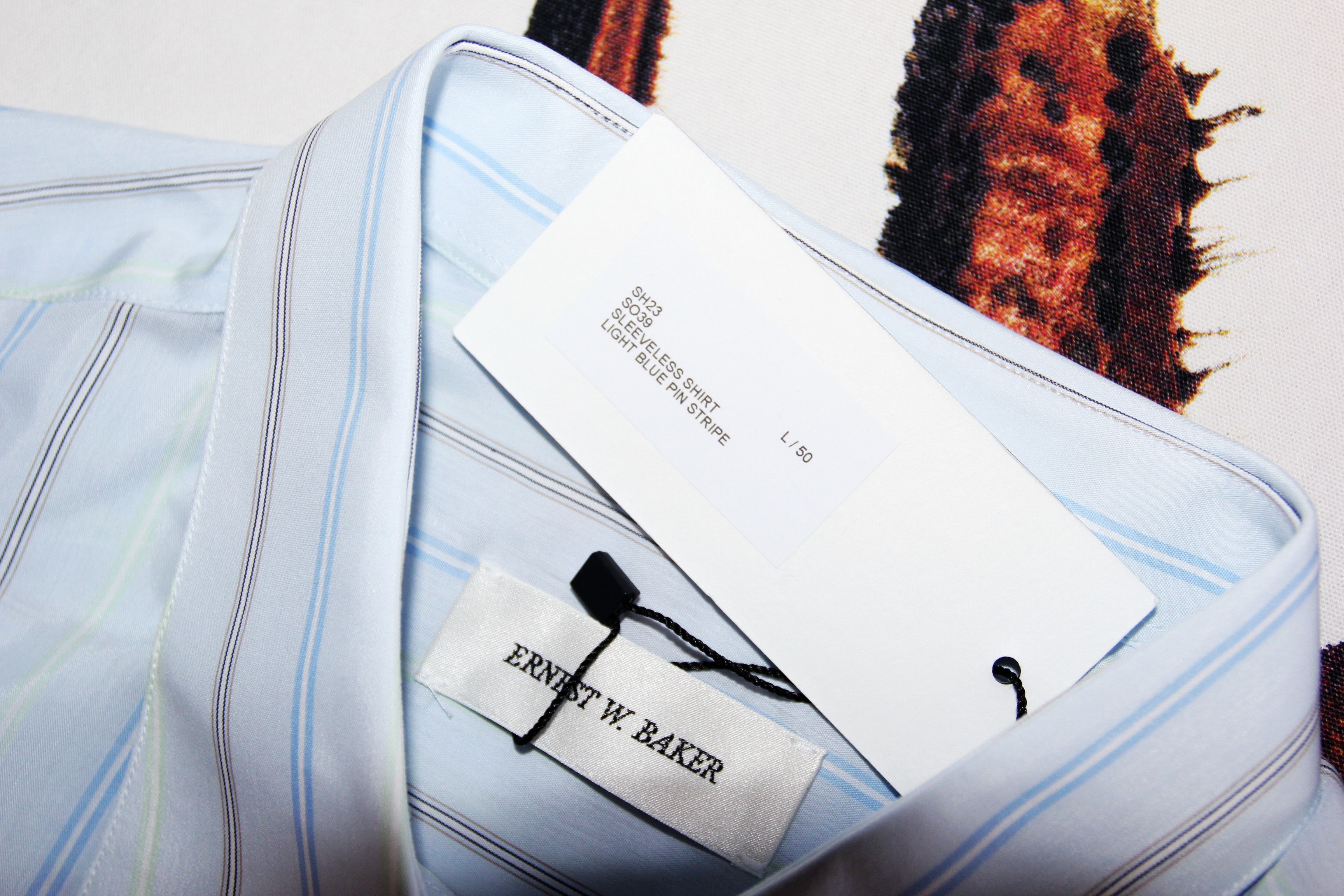 Ernest W. Baker BNWT SS23 ERNEST W. BAKER STRIPED SLEEVELESS SHIRT 50 Size US M / EU 48-50 / 2 - 8 Thumbnail