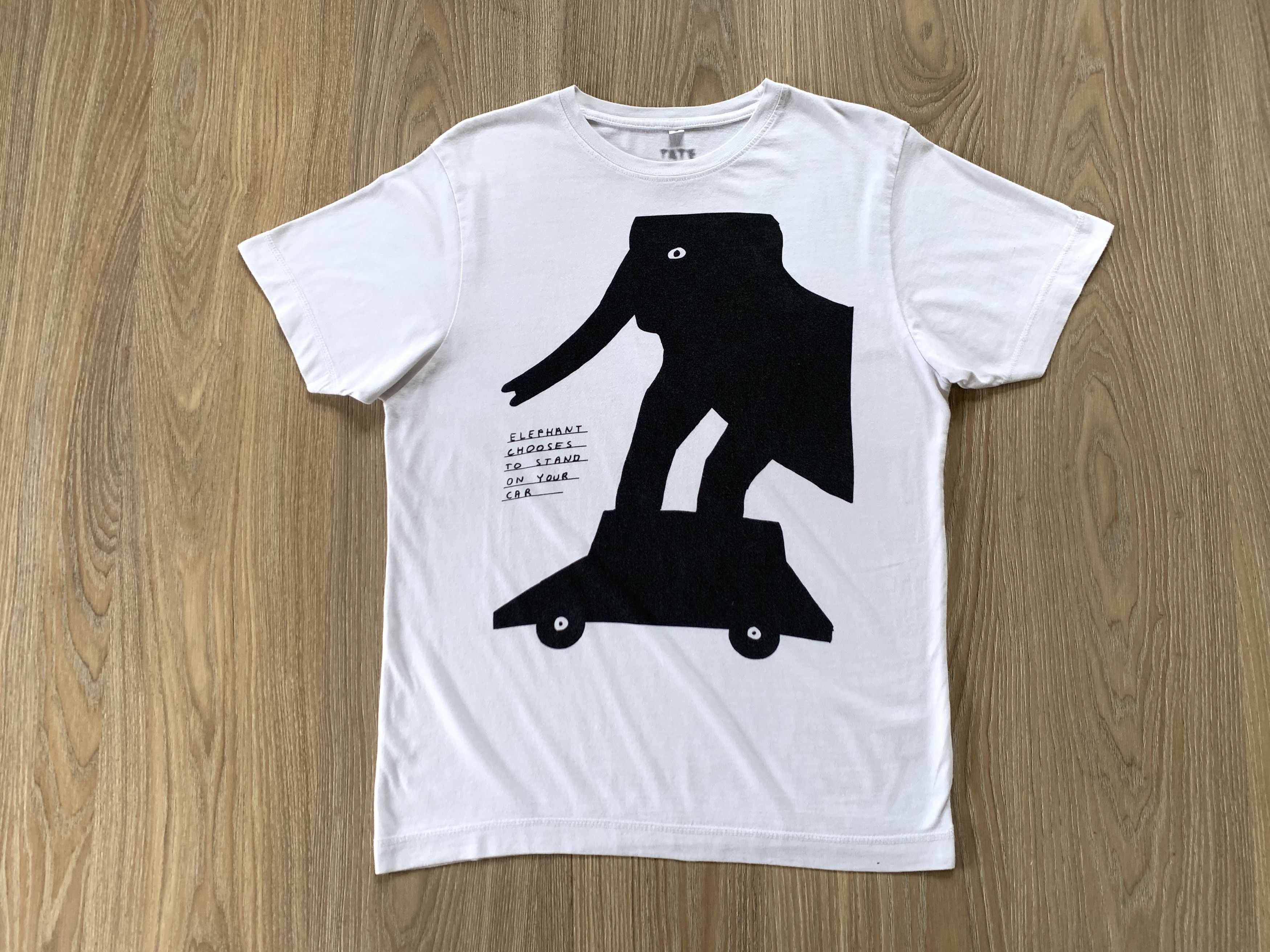 Other Elephant Chooses To Stand On Your Car Printed T Shirt Size US S / EU 44-46 / 1 - 2 Thumbnail