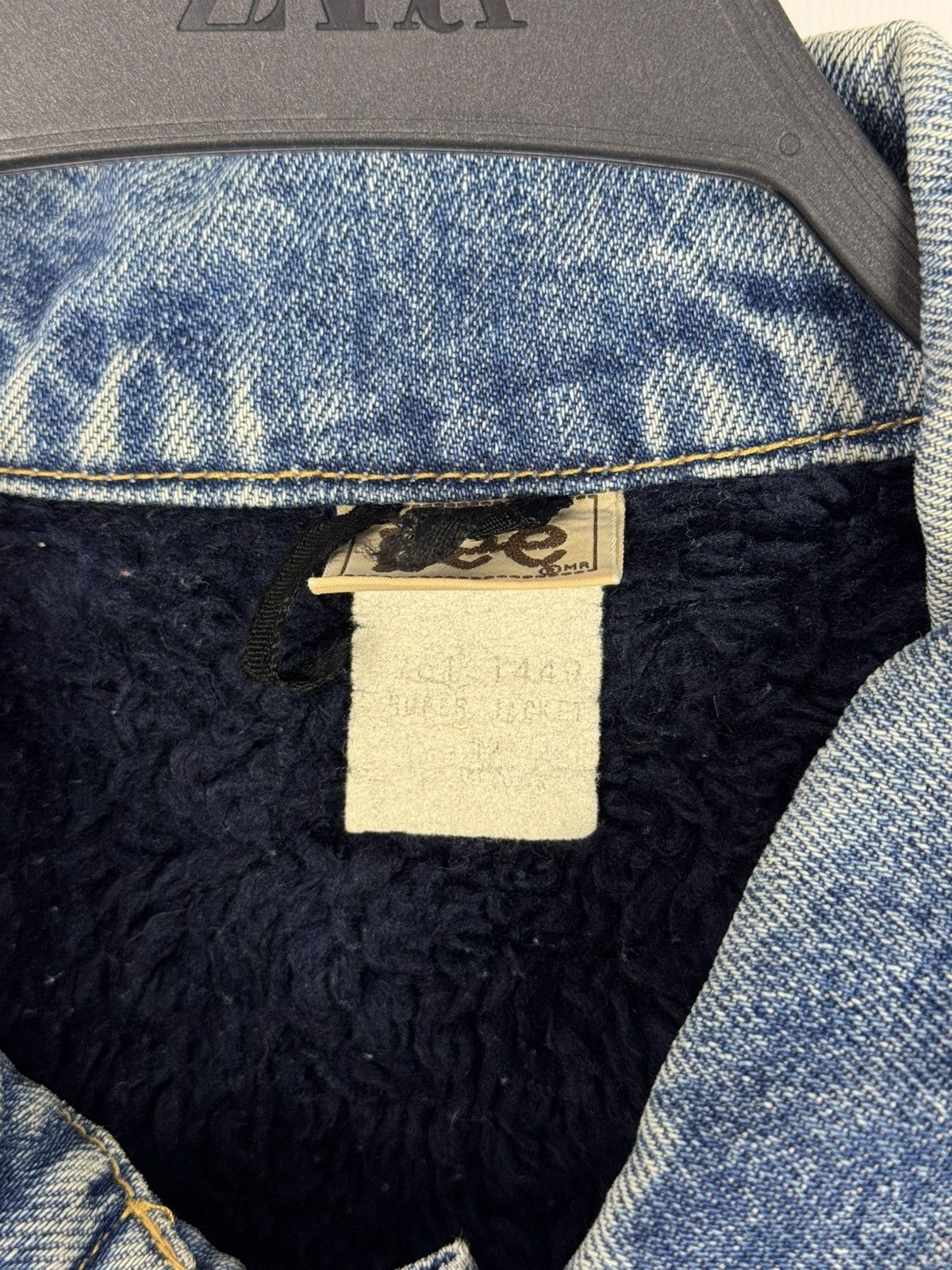 Lee 80’s Vintage Lee Roper Washed Denim Sherpa Jacket Size US L / EU 52-54 / 3 - 14 Thumbnail