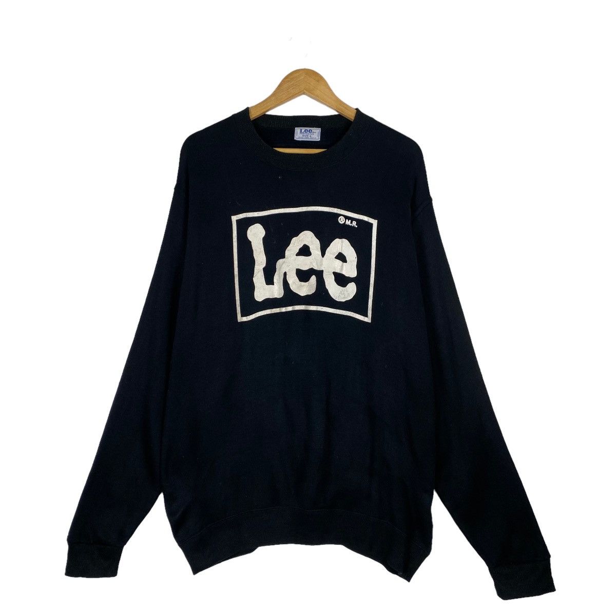 Japanese Brand Vintage Lee big logo sweatshirt Size US L / EU 52-54 / 3 - 1 Thumbnail