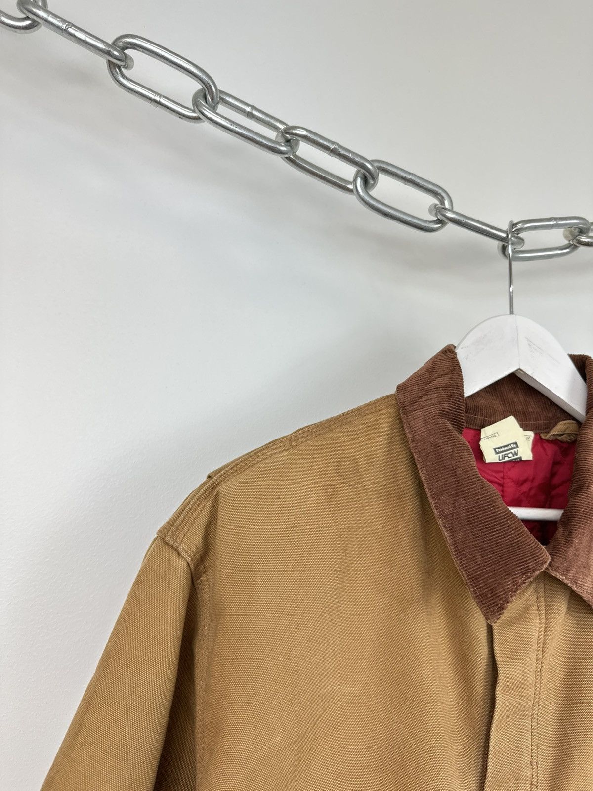 Carhartt Vintage 80s Carhartt USA Faded Utility Arctic Detroit Jacket Size US L / EU 52-54 / 3 - 6 Thumbnail