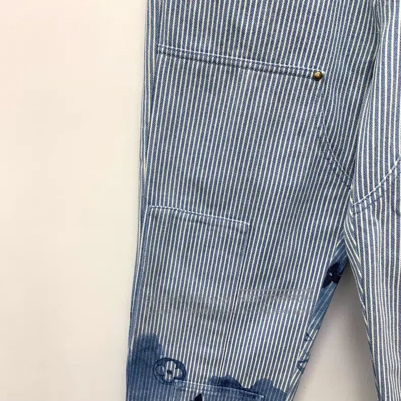 Louis Vuitton Louis Vuitton Blue ink print striped cotton casual denim p Size US 32 / EU 48 - 4 Thumbnail