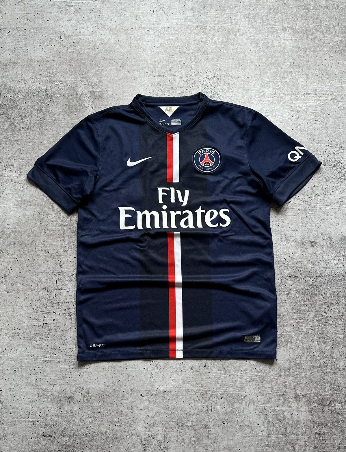 Nike 2014/15 Nike PSG Ibrahimovic #10 Vintage Soccer Jersey Size US M / EU 48-50 / 2 - 2 Thumbnail