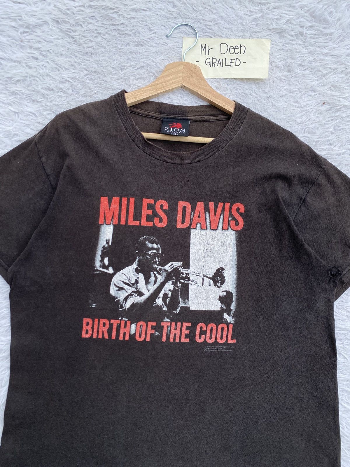 Band Tees Vintage 2001 Miles Davis Birth of the Cool Tshirt Size US M / EU 48-50 / 2 - 5 Thumbnail