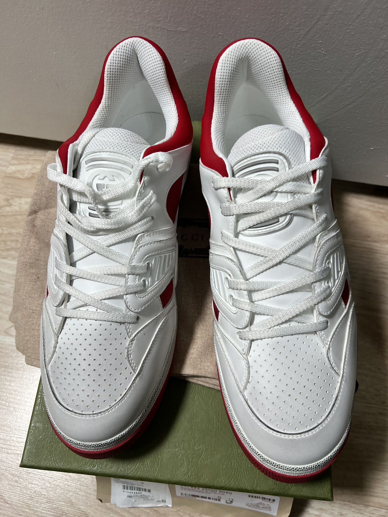Gucci MEN Gucci Basket White Demetra Size US 14 / EU 47 - 6 Thumbnail