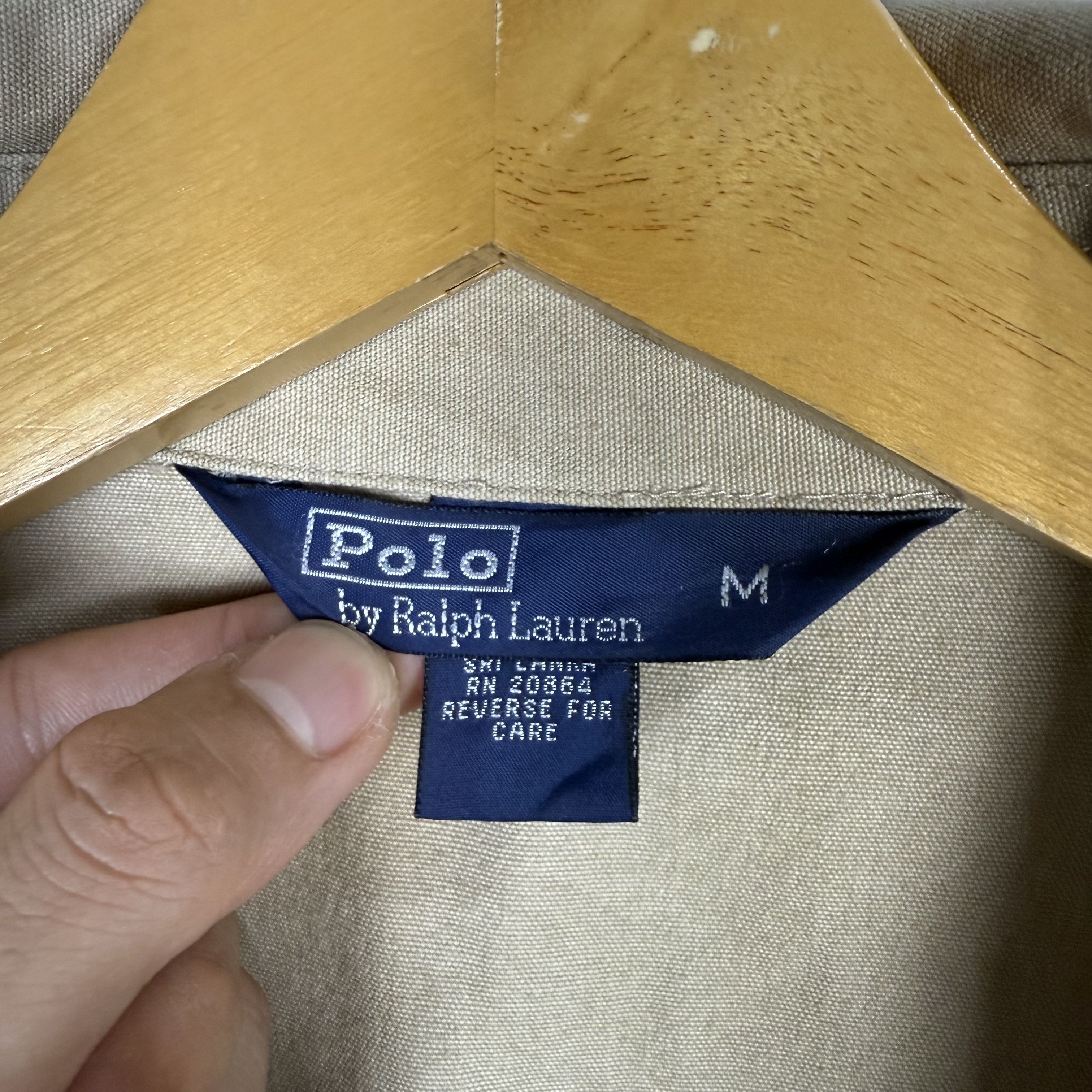Polo Ralph Lauren Vintage Polo Ralph Lauren Cotton Canvas Jacket Size US S / EU 44-46 / 1 - 12 Thumbnail
