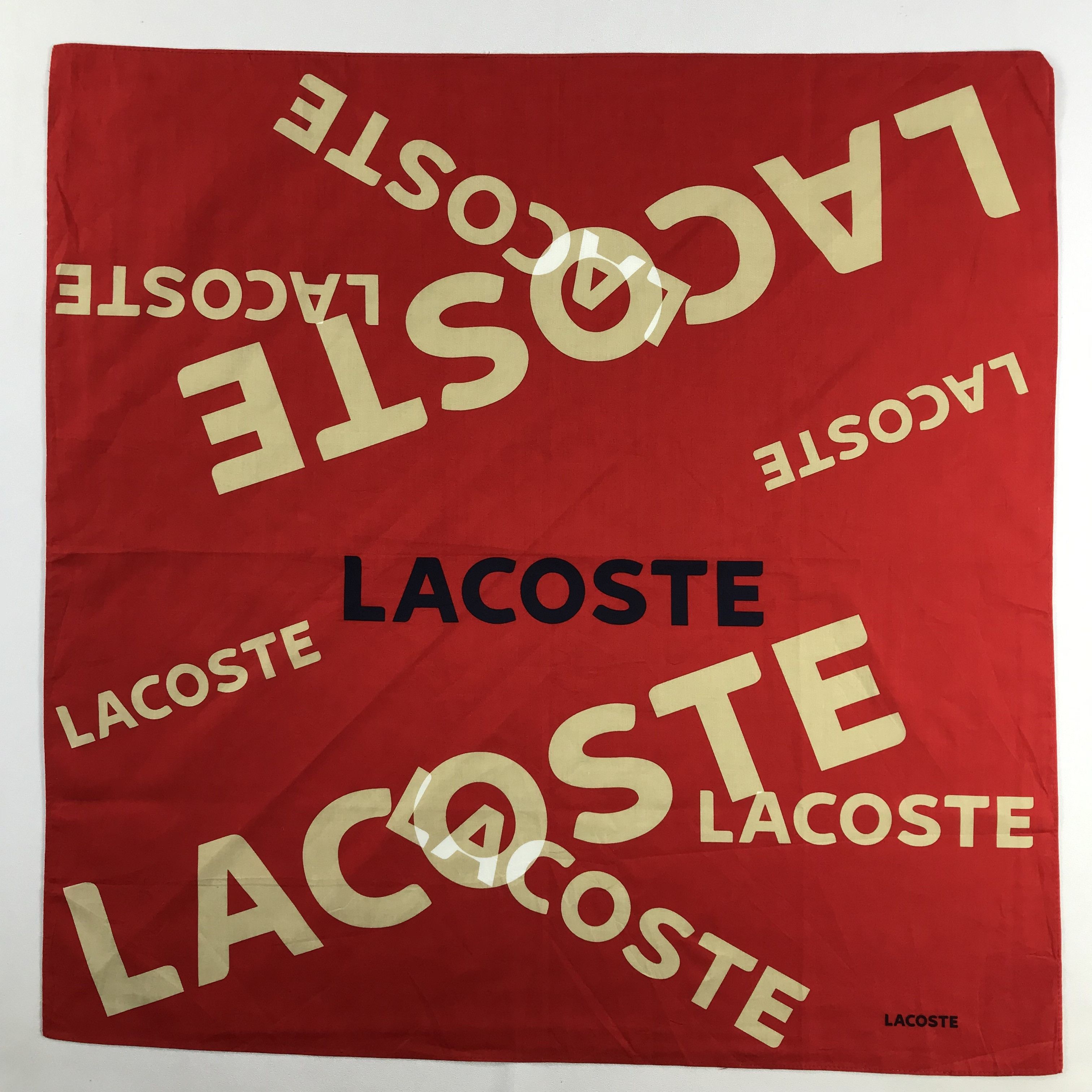 Lacoste Lacoste Handkerchief / Bandana / Neckerchief C734 Size ONE SIZE - 3 Thumbnail