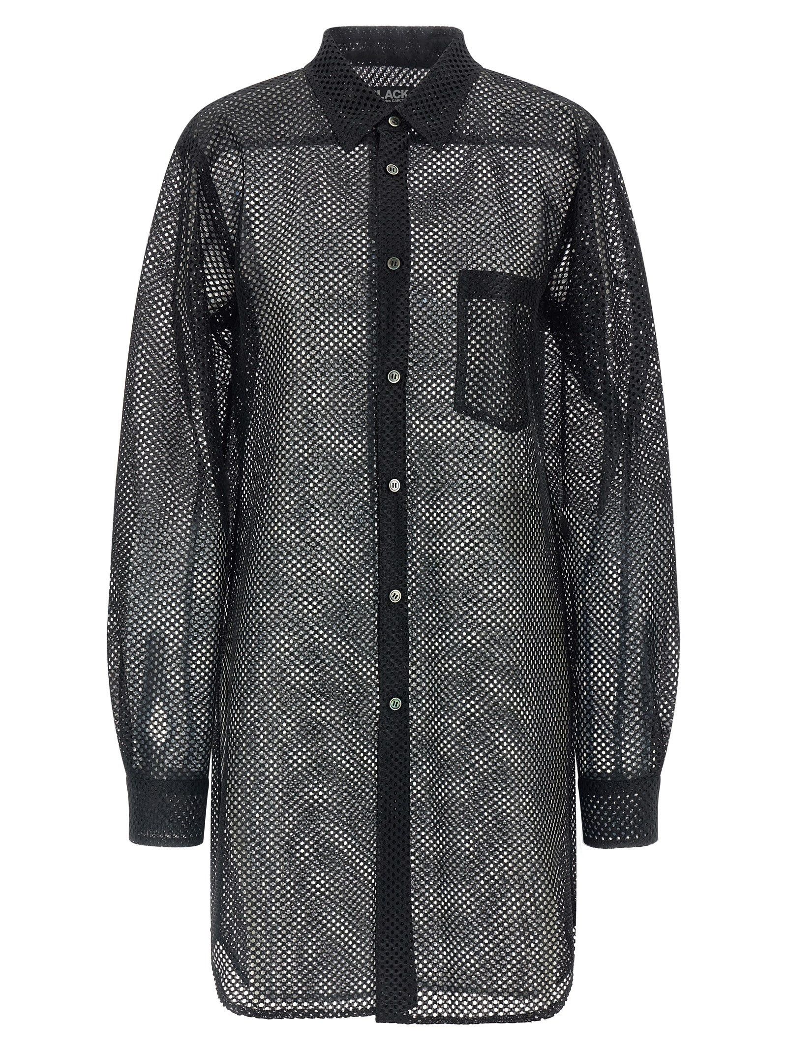 Comme des Garcons Black Mesh shirt Size US L / EU 52-54 / 3 - 1 Thumbnail