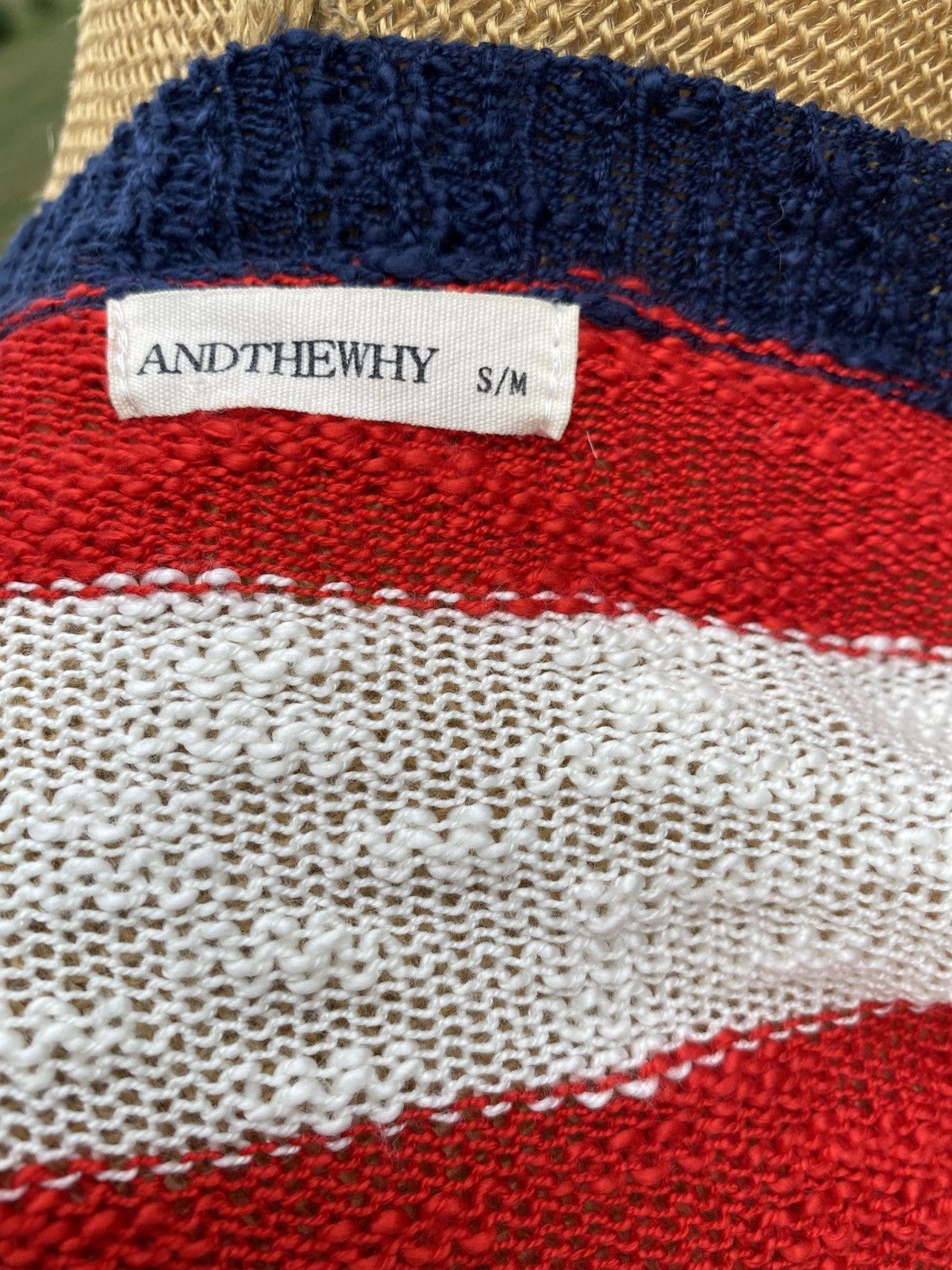 Other ANDTHEWHY Los Angeles Flag Red/White/Blue Cardigan Size S/M Size S / US 4 / IT 40 - 12 Thumbnail