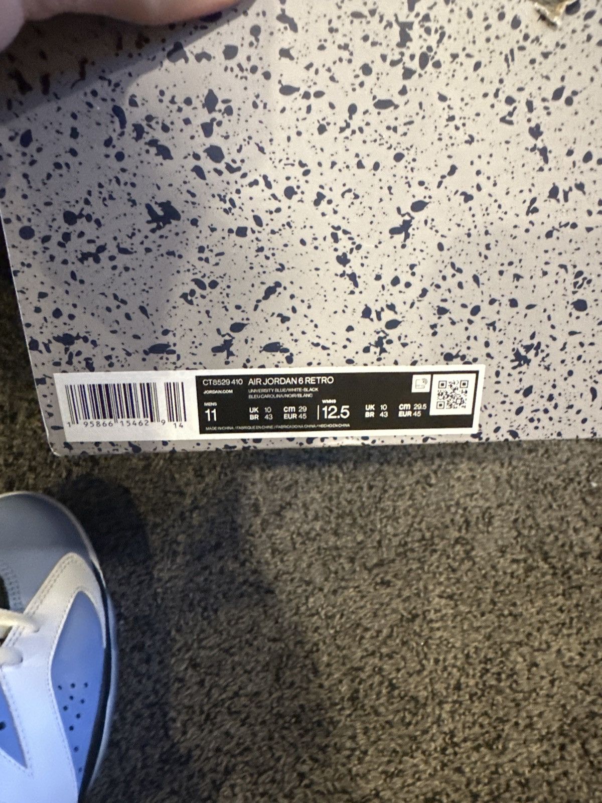 Jordan Brand Jordan 6 "UNC" Size US 11 / EU 44 - 7 Thumbnail