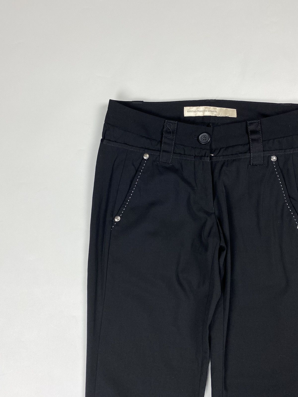Marithe + Francois Girbaud Marithe Francois Girbaud avant-garde cropped pants trousers Size 26" / US 2 / IT 38 - 10 Thumbnail