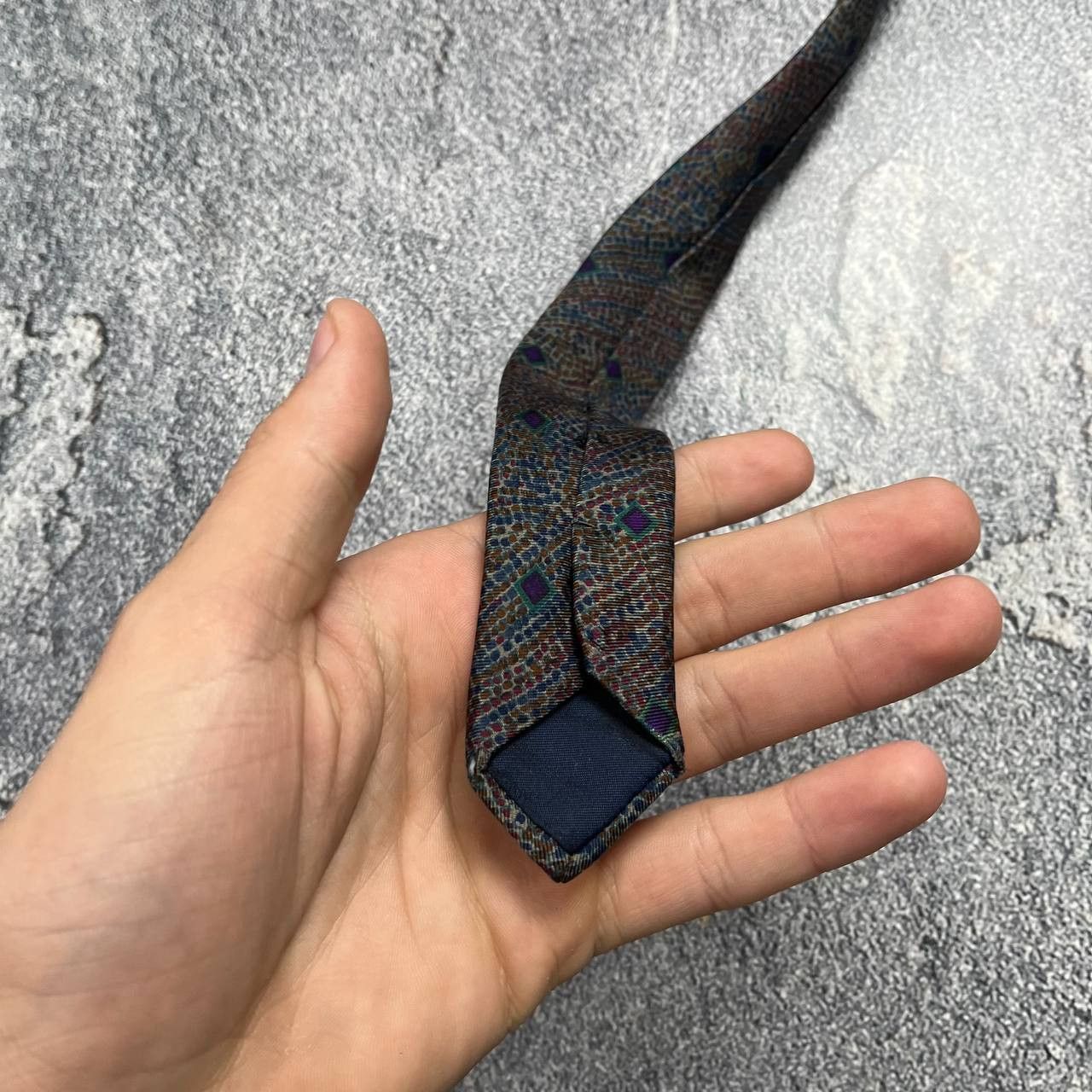 Lanvin Lanvin Paris Men's Floral Bron Tie 100% SILK Made in France Size ONE SIZE - 3 Thumbnail