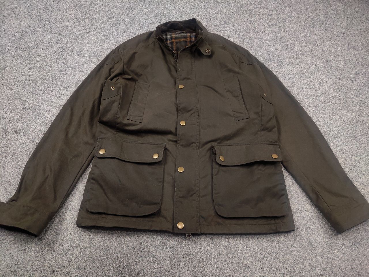 Vintage Vintage England The British Millerain Wax Jacket Barbour Size US S / EU 44-46 / 1 - 3 Thumbnail