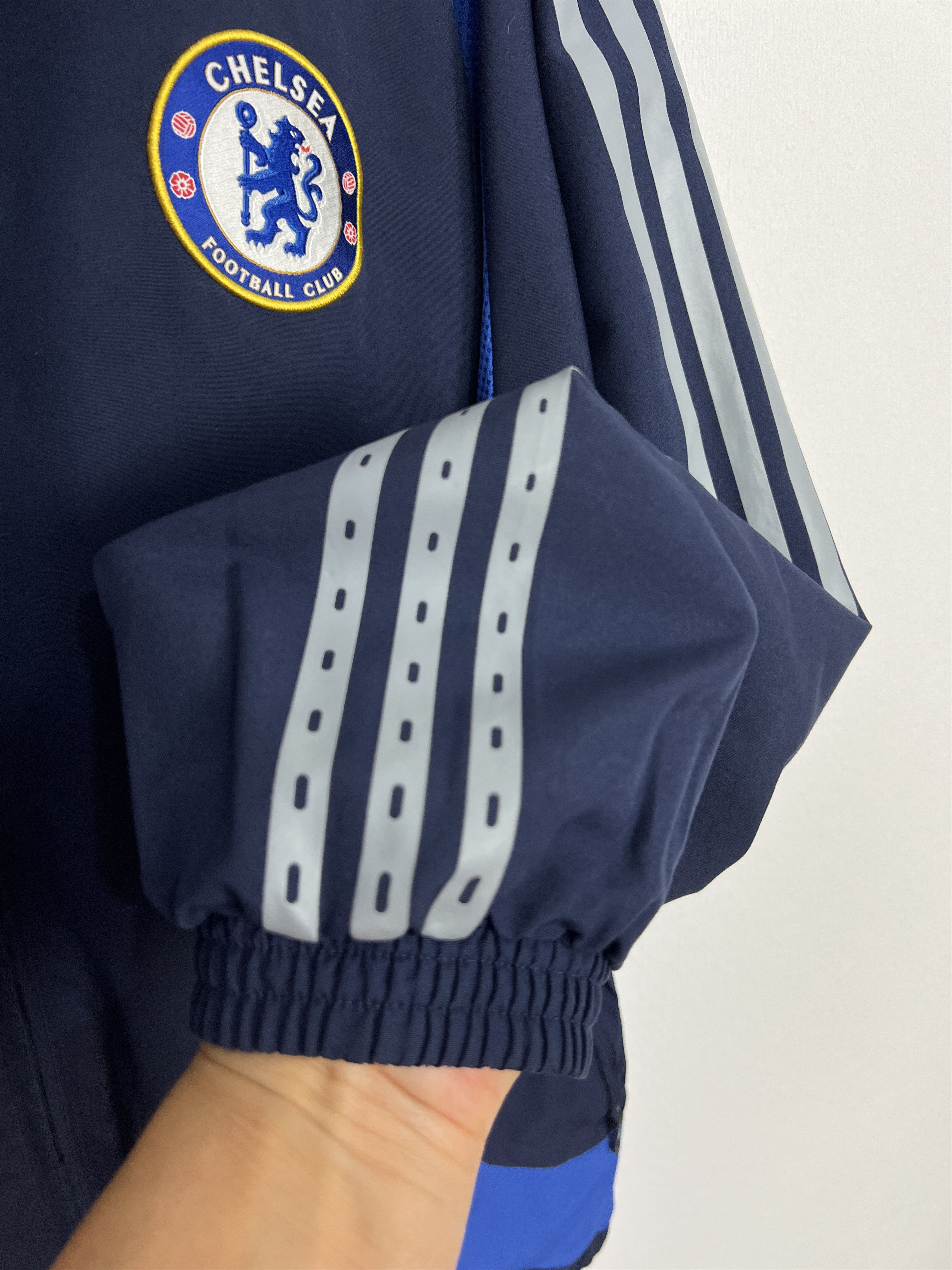 Adidas Vintage Chelsea Football Train Jacket Soccer Blue Track Top Size US M / EU 48-50 / 2 - 6 Thumbnail