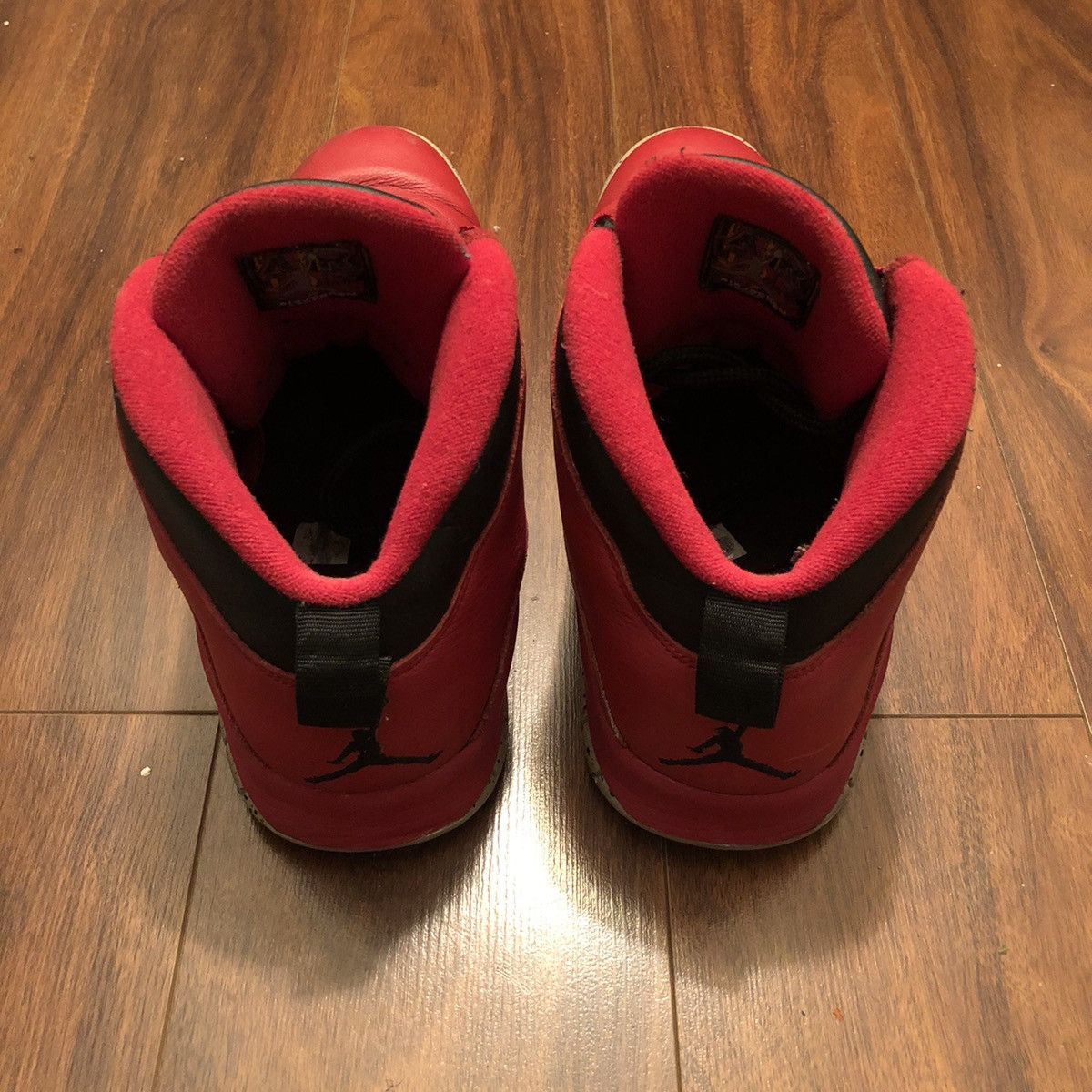 Jordan Brand Nike Air Jordan 10 Retro bulls over broadway 705178-601 sz 9 Size US 9 / EU 42 - 4 Thumbnail