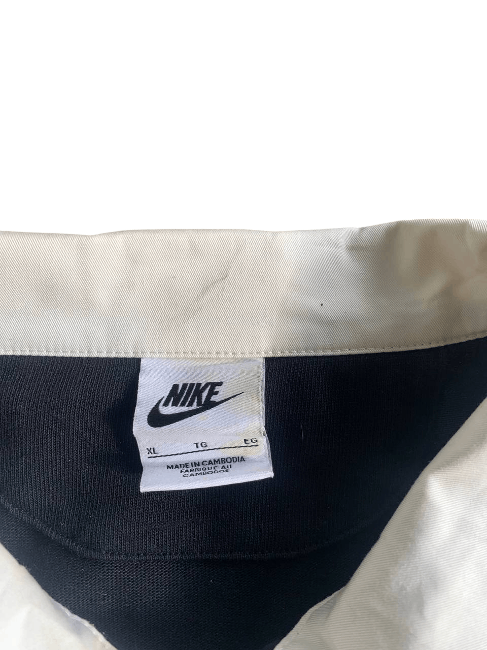 Nike × Vintage Nike Sportswear Men’s Rugby Heavy Cotton L 1/4 Zip Polo Size US L / EU 52-54 / 3 - 9 Thumbnail