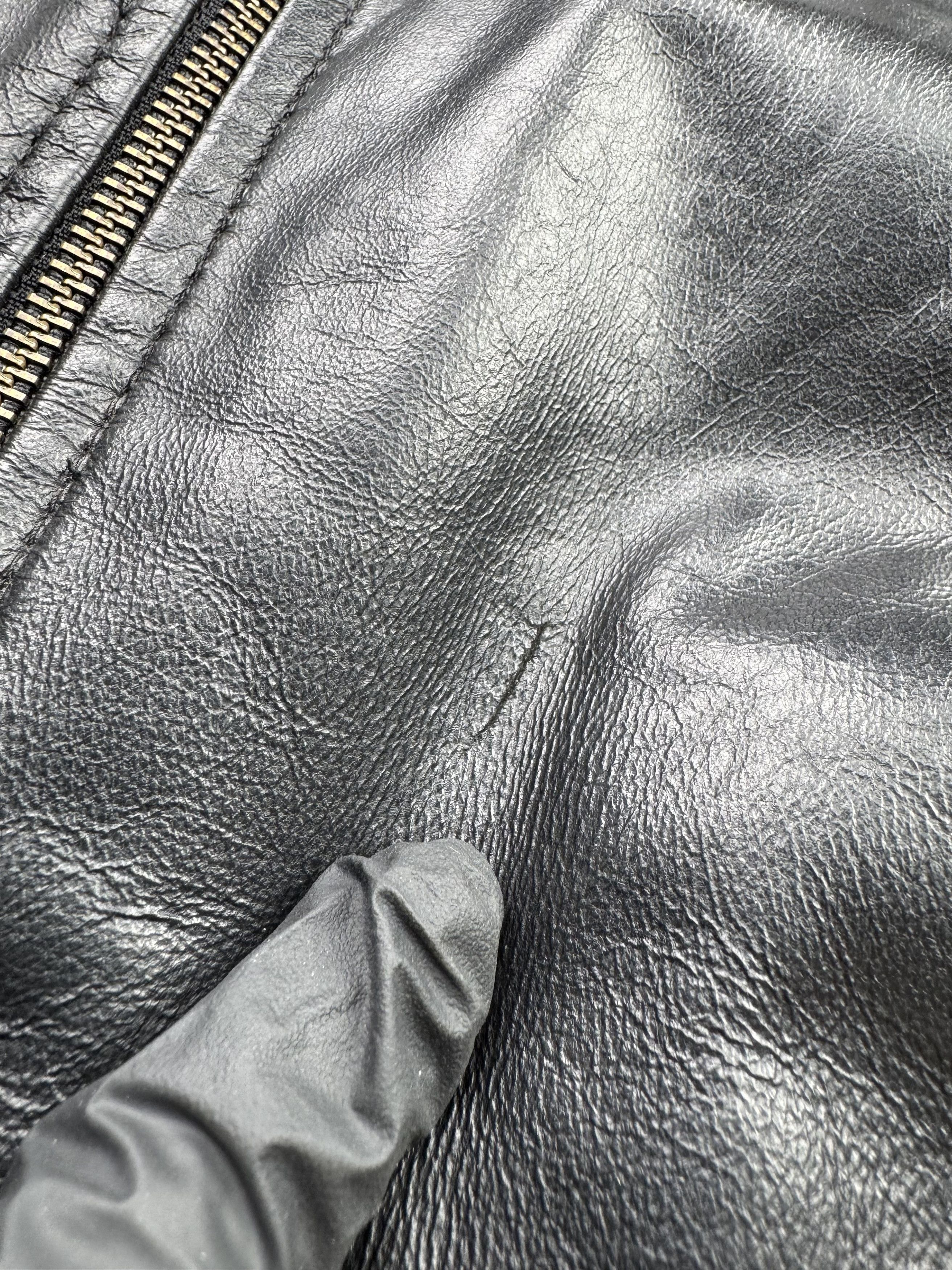 Vintage Vintage Bomber Leather Jacket Size US M / EU 48-50 / 2 - 9 Thumbnail