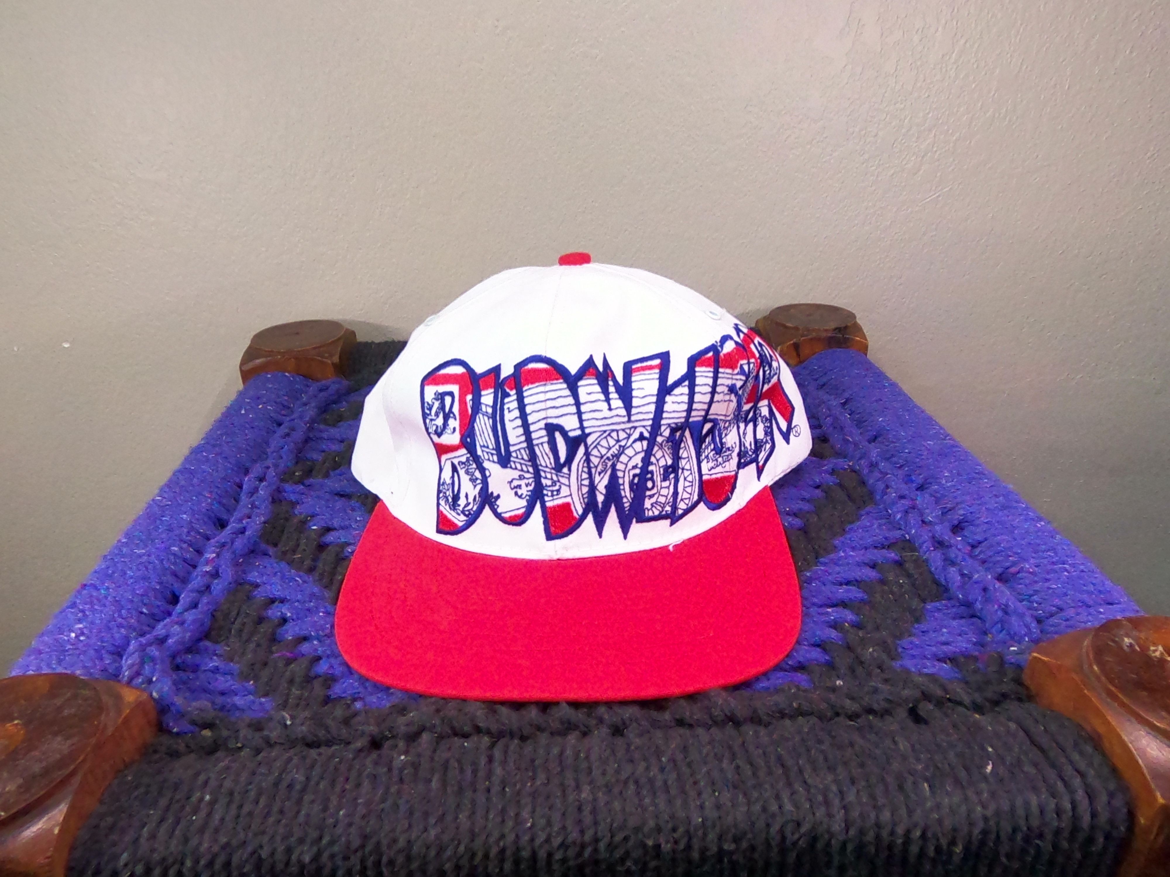 Vintage Graffiti Budweiser Hat 90s