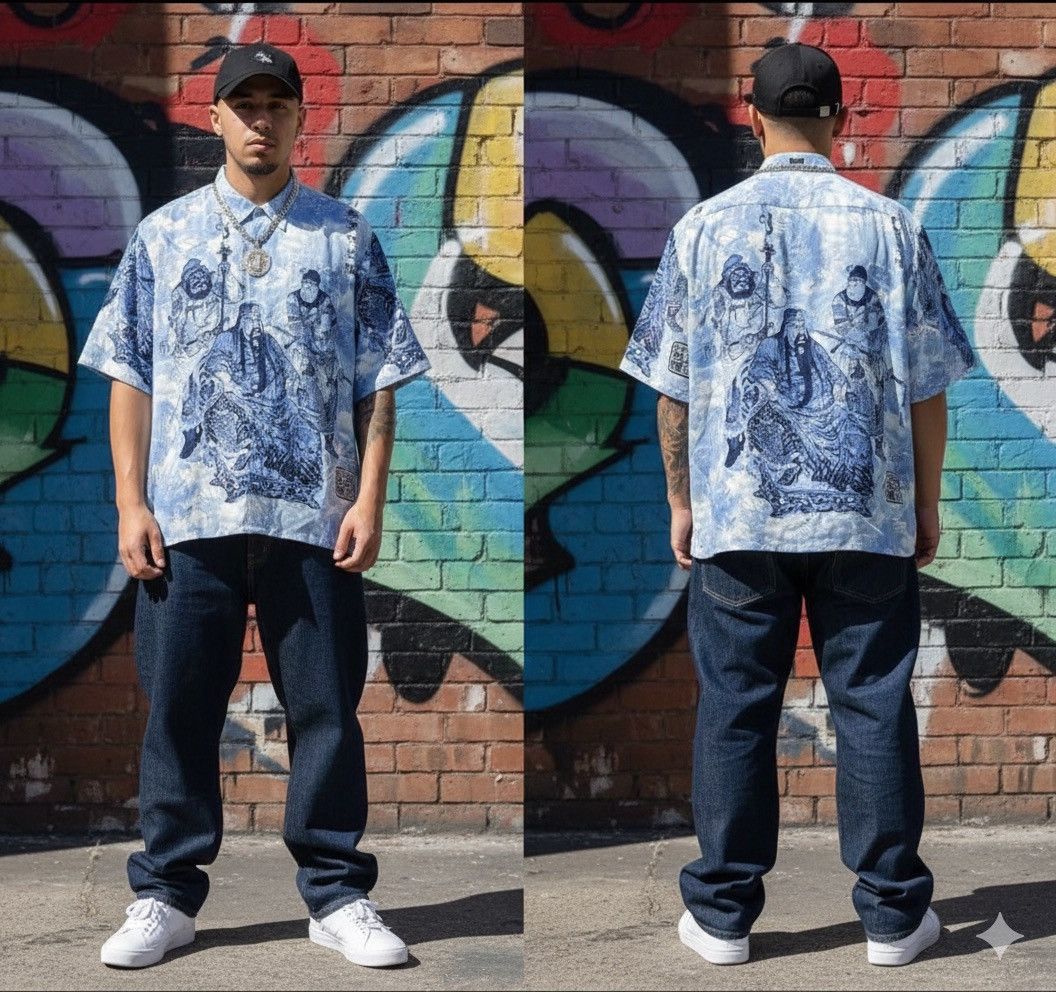 Southpole 90s Vintage Guan Yu Asian Samuarai