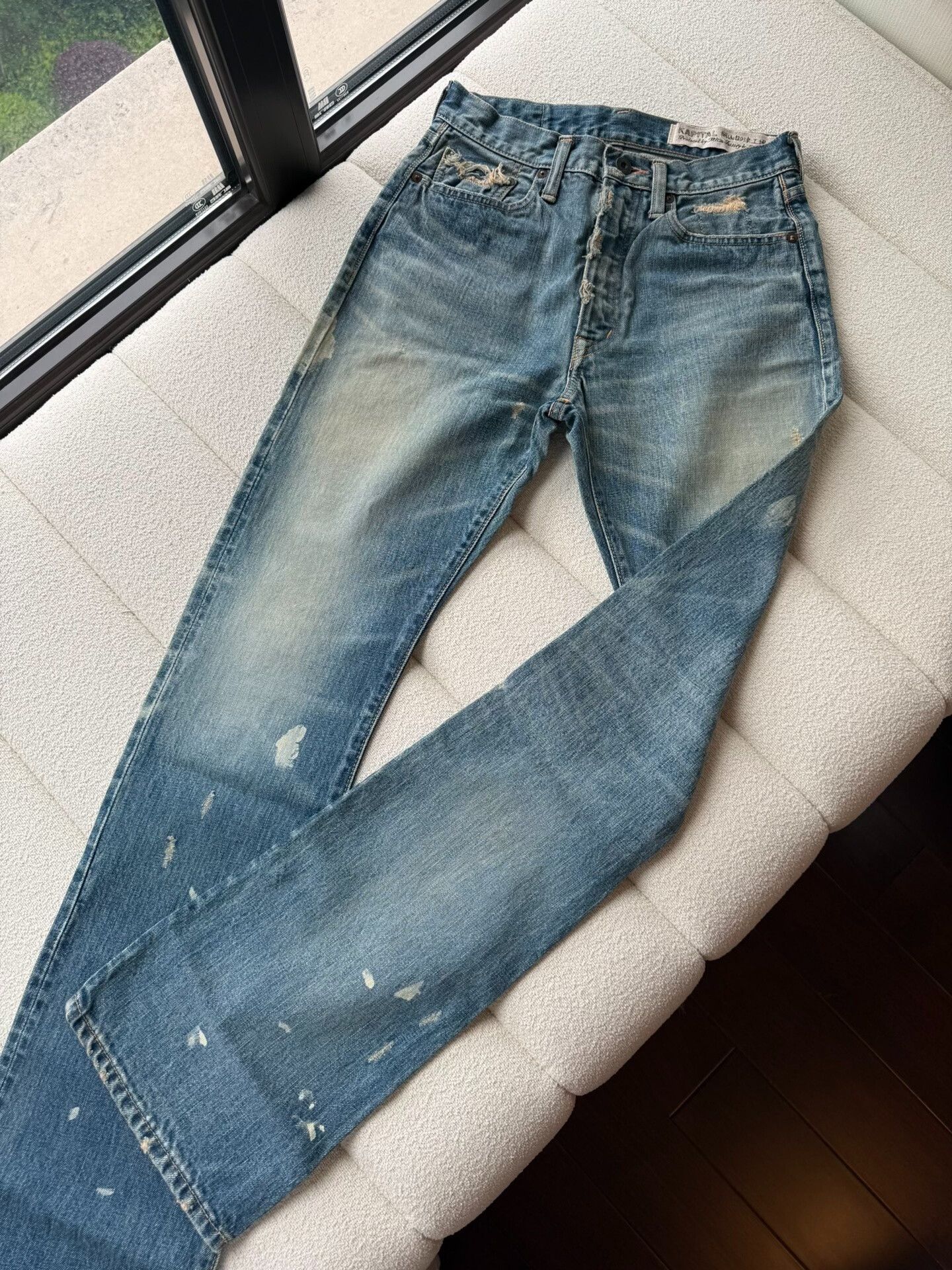 Kapital blue flared denim pants for women Size 28" / US 6 / IT 42 - 1 Thumbnail