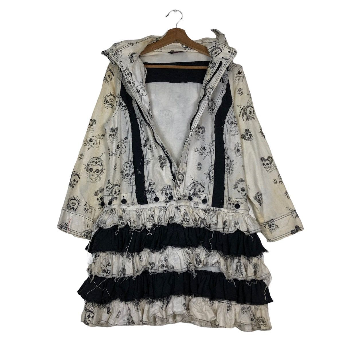 Japanese Brand 🔥PUNK DESIGN BONDAGE JACKET SKELETON ALGONQUINS JAPAN MADE Size M / US 6-8 / IT 42-44 - 12 Thumbnail