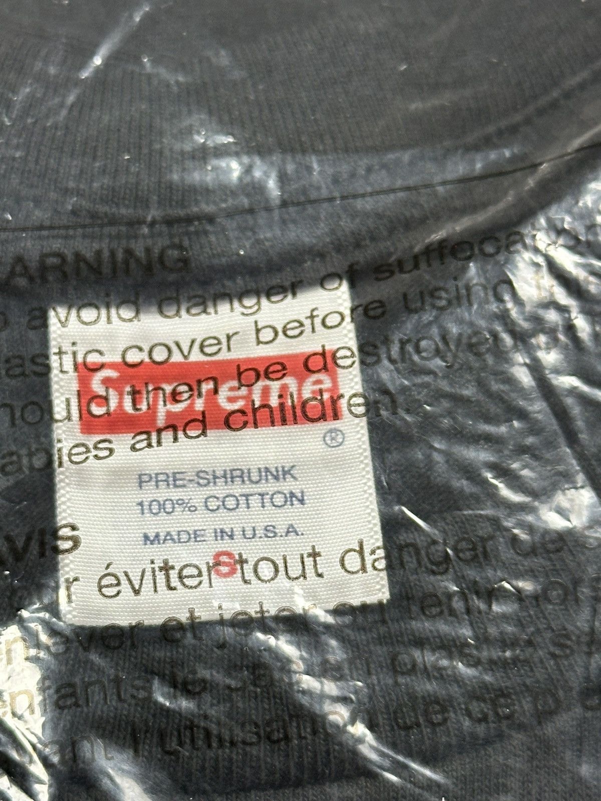 Supreme Supreme Warm Up Tee - Black - S - FW23 Size US S / EU 44-46 / 1 - 5 Thumbnail