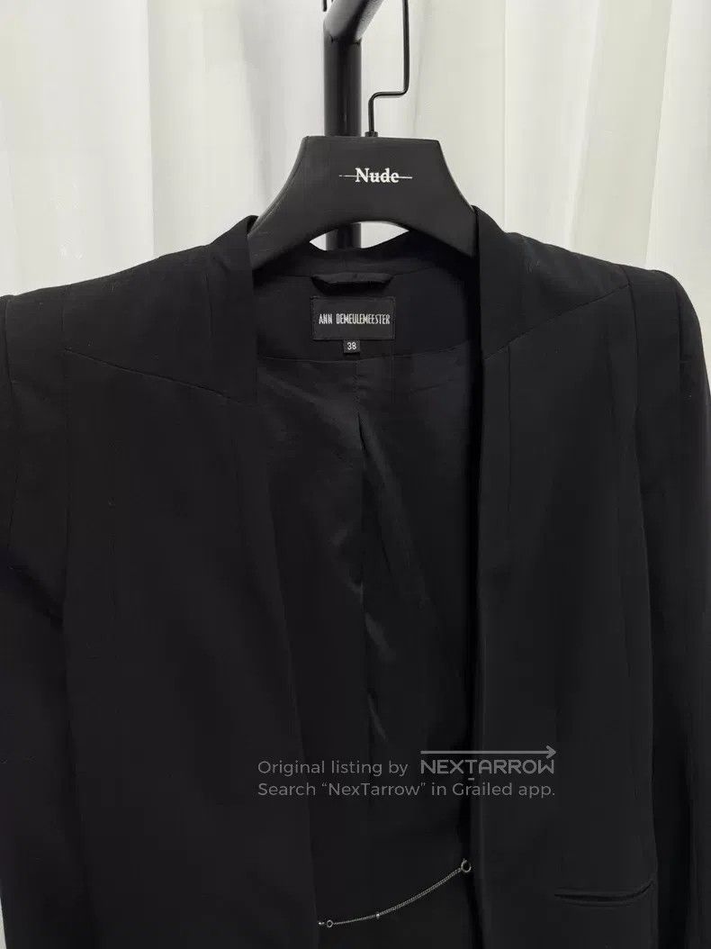 Ann Demeulemeester Ann Demeulemeester Pagoda Shoulder Chain Suit Size XS / US 0-2 / IT 36-38 - 6 Thumbnail