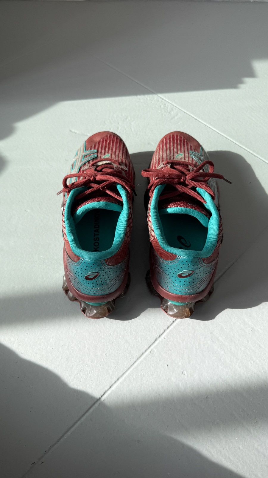 Asics × Kiko Kostadinov Gel-Quantum Levitrack Red Brick / Blue Grass Size US 7 / EU 40 - 3 Thumbnail