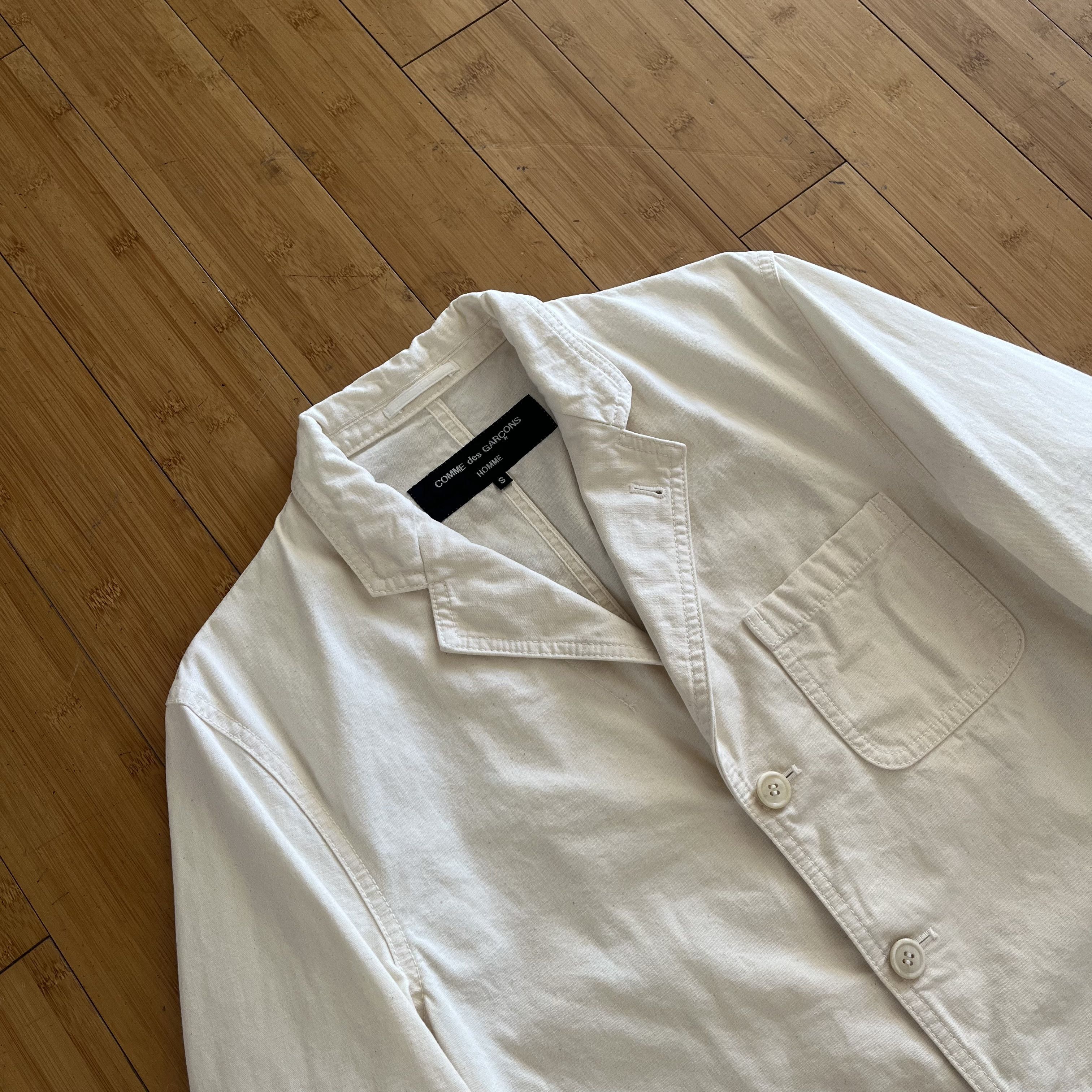 Comme des Garcons Homme Comme des Garçons Homme Linen 2003 Suit Set Size 36S - 2 Thumbnail