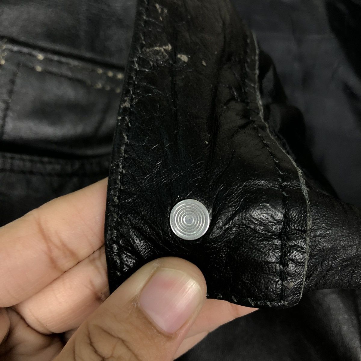 Genuine Leather 🔥Vintage Biker Genuine Leather Eezan Japan Inspire Schott Size US 32 / EU 48 - 13 Thumbnail