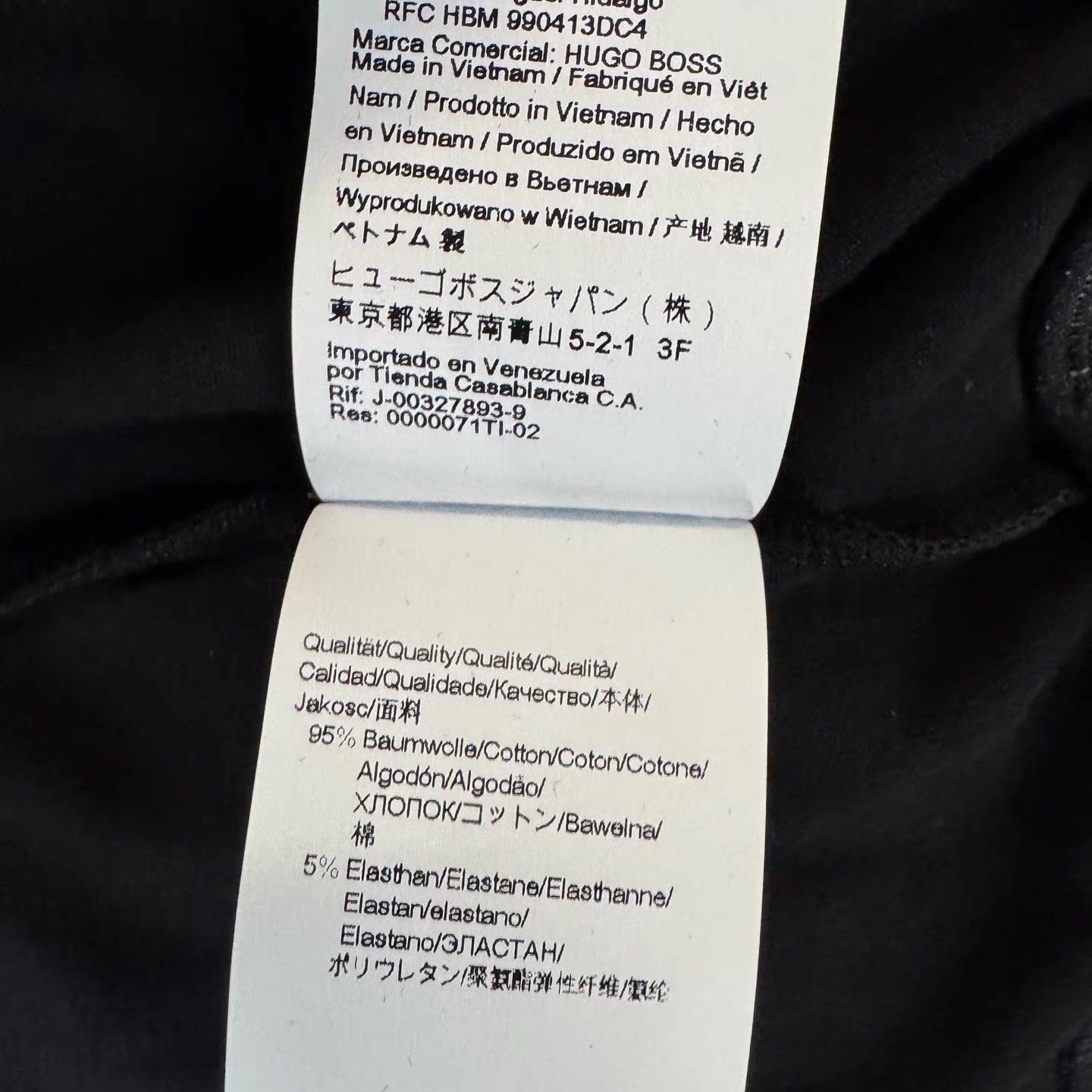 Hugo Boss HugoBoss Black & Gray Colorblock Knit Jacket Q10 Size US M / EU 48-50 / 2 - 3 Thumbnail