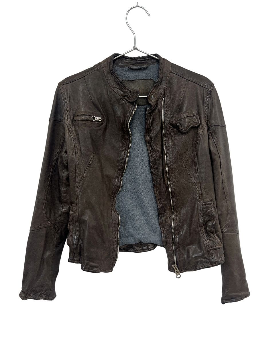Other MUSHER Leather Single Rider Jacket Size XS / US 0-2 / IT 36-38 - 4 Thumbnail